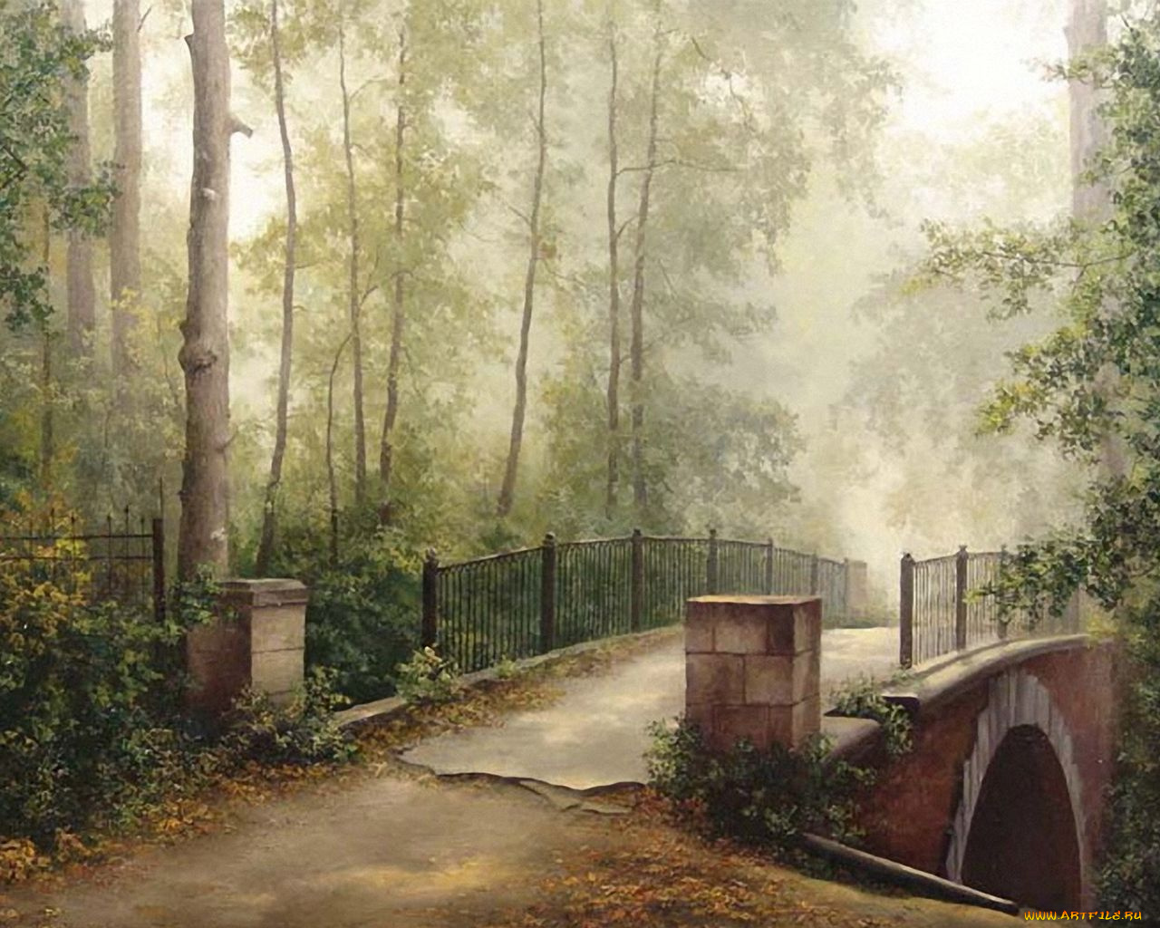 рисованные, природа