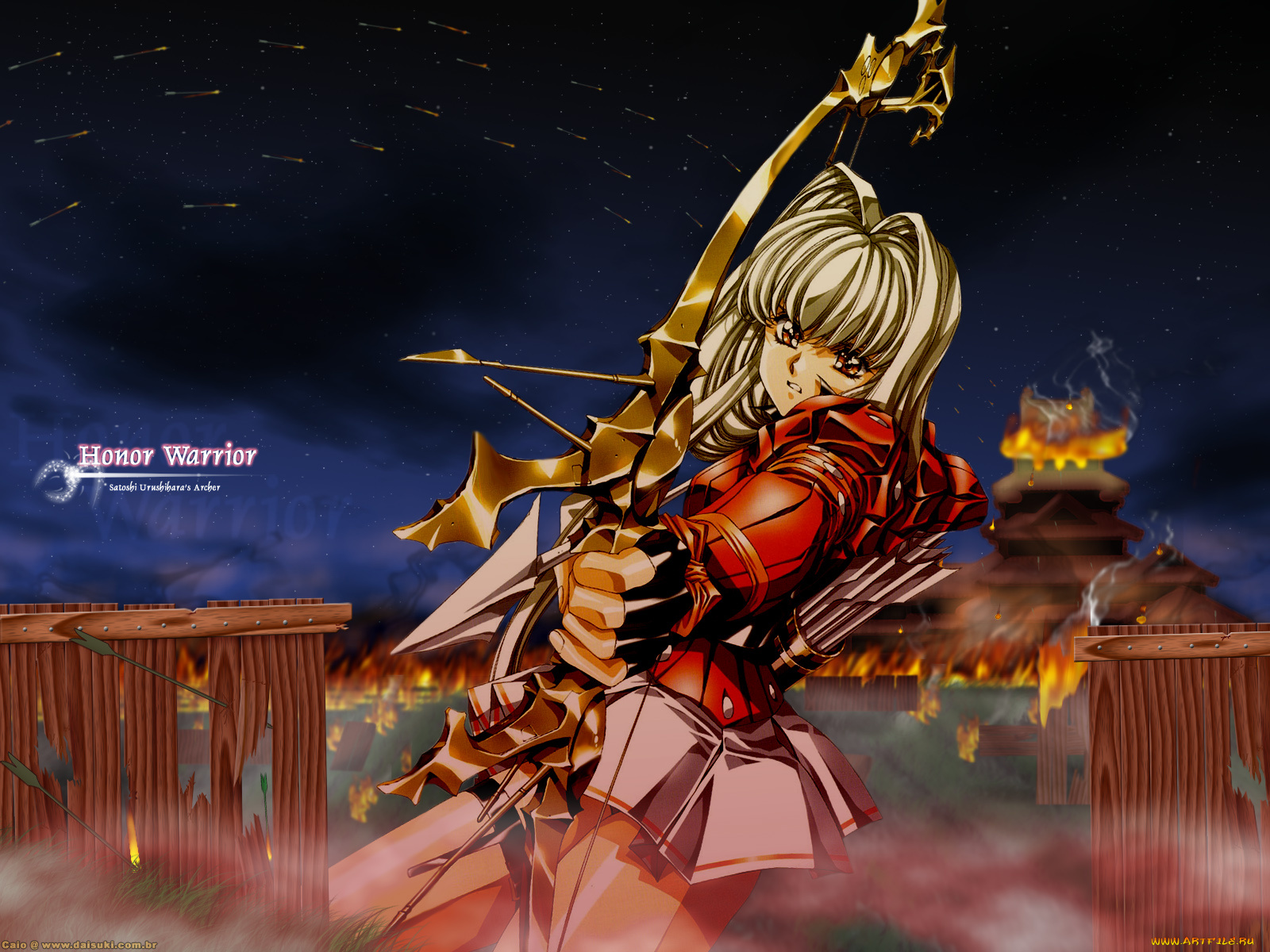 аниме, weapon, blood, technology