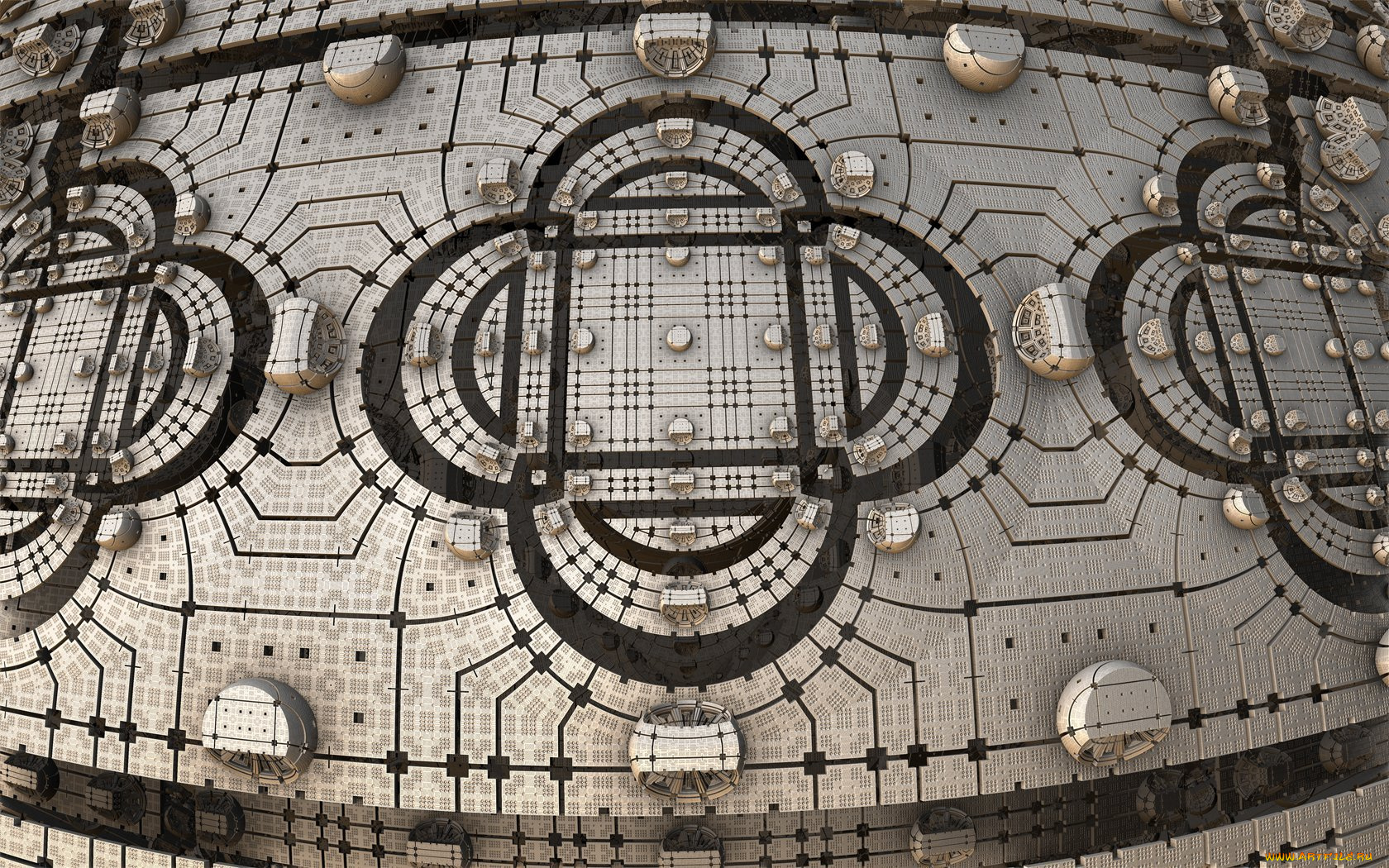 3д, графика, fractal, фракталы, объём, мозаика, фрактал