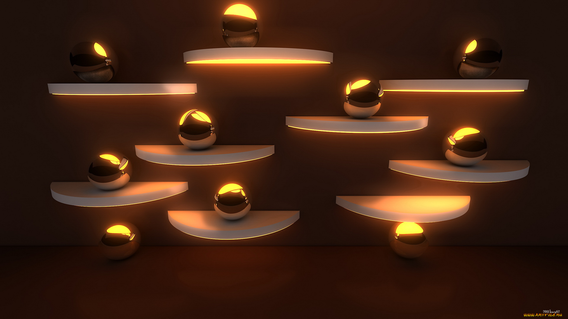 3д, графика, другое, шаны, темный, фон