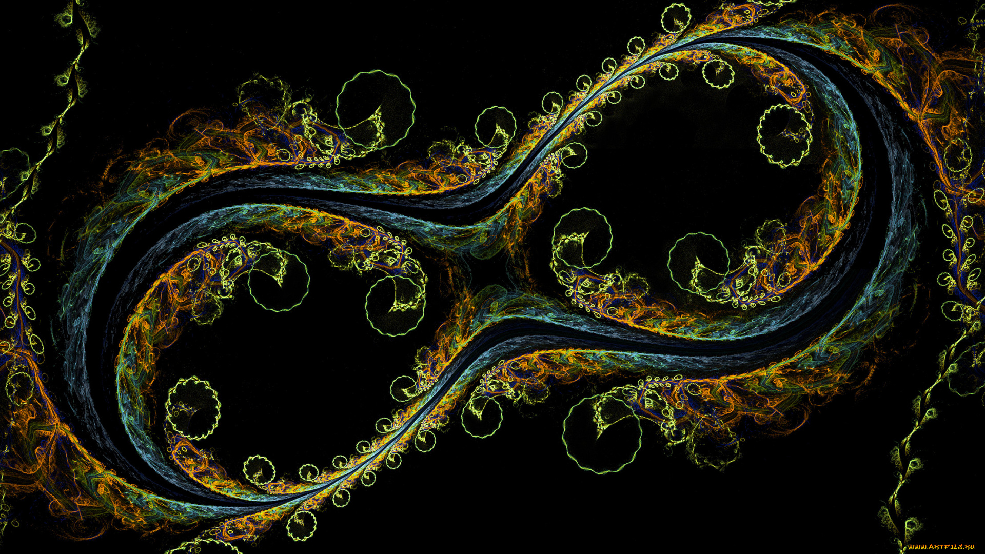 3д, графика, fractal, фракталы, абстракция