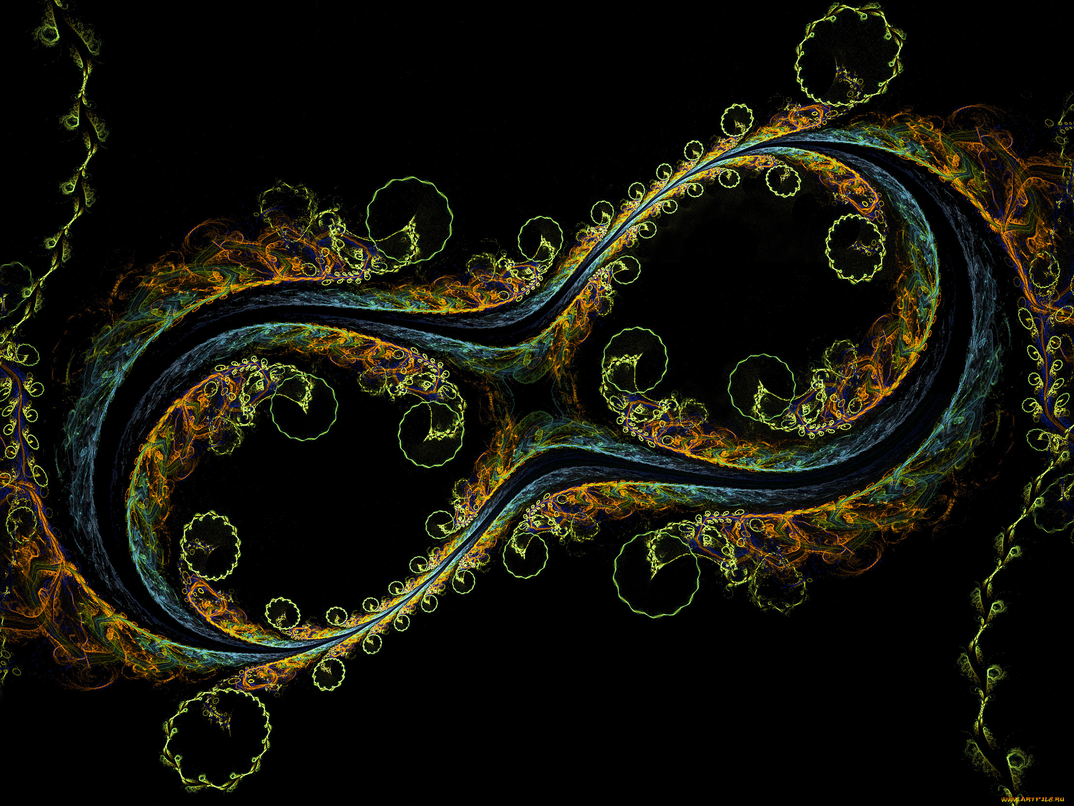 3д, графика, fractal, фракталы, абстракция