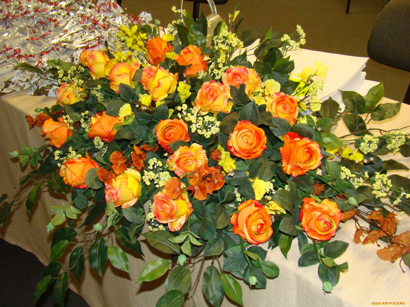 интерьер, декор, отделка, сервировка, розы