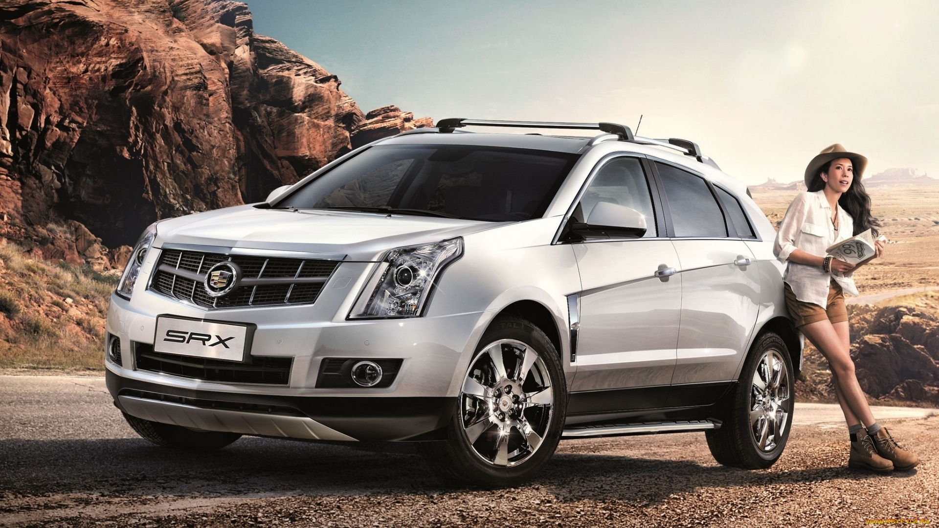 автомобили, авто, девушками, cadillac, srx