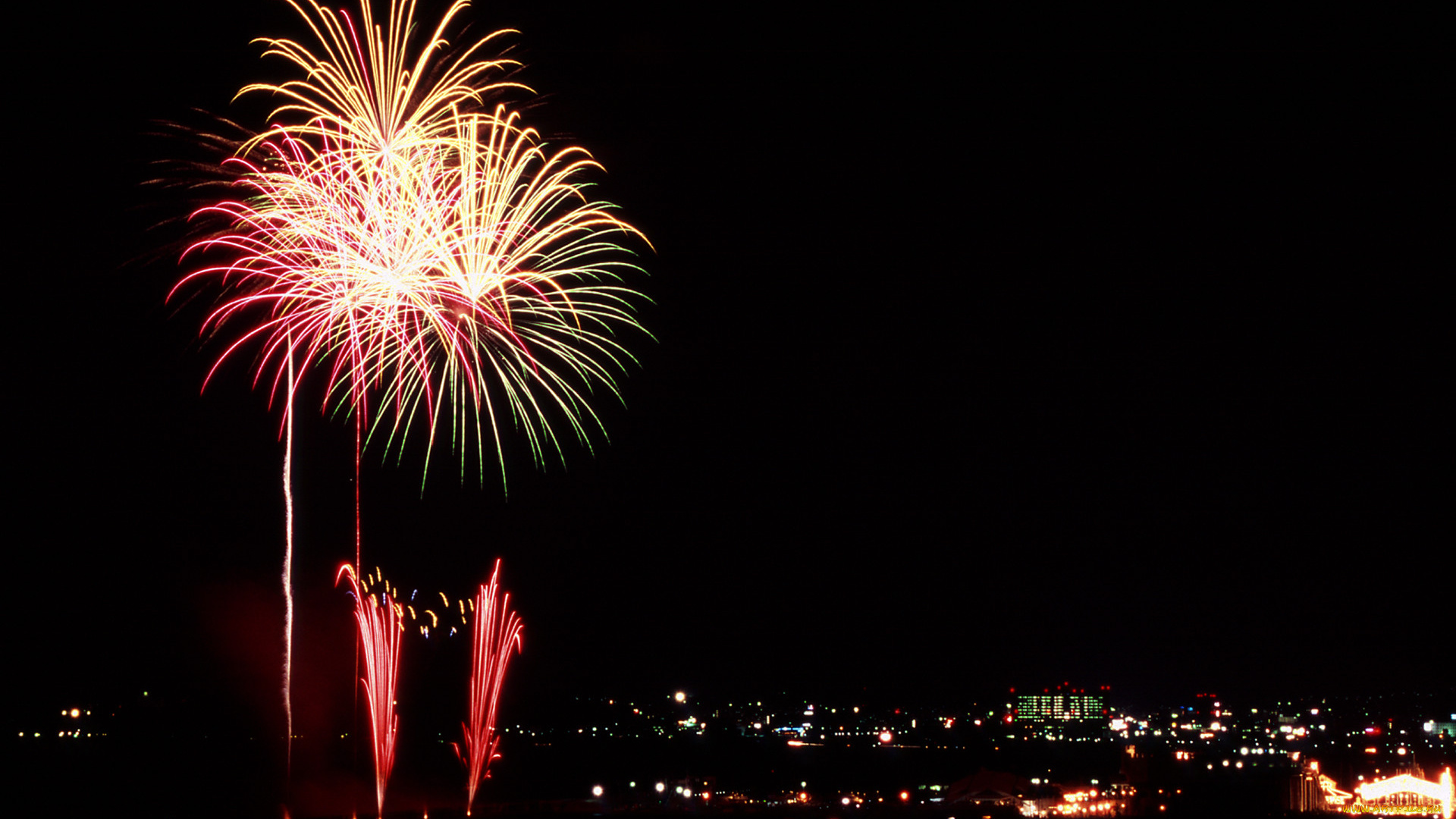 разное, салюты, фейерверки, салют