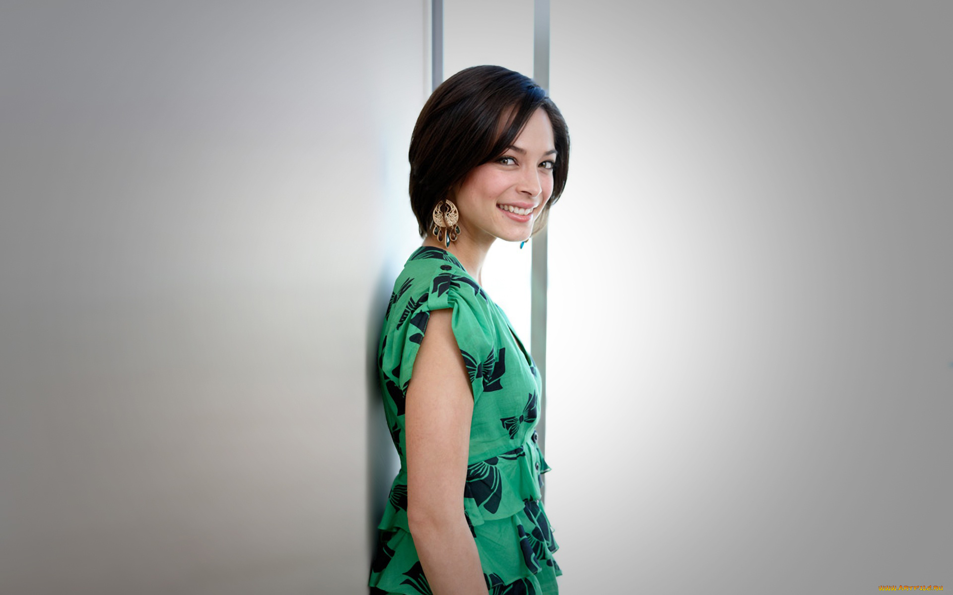 Kristin, Kreuk, девушки, , , серьги, улыбка