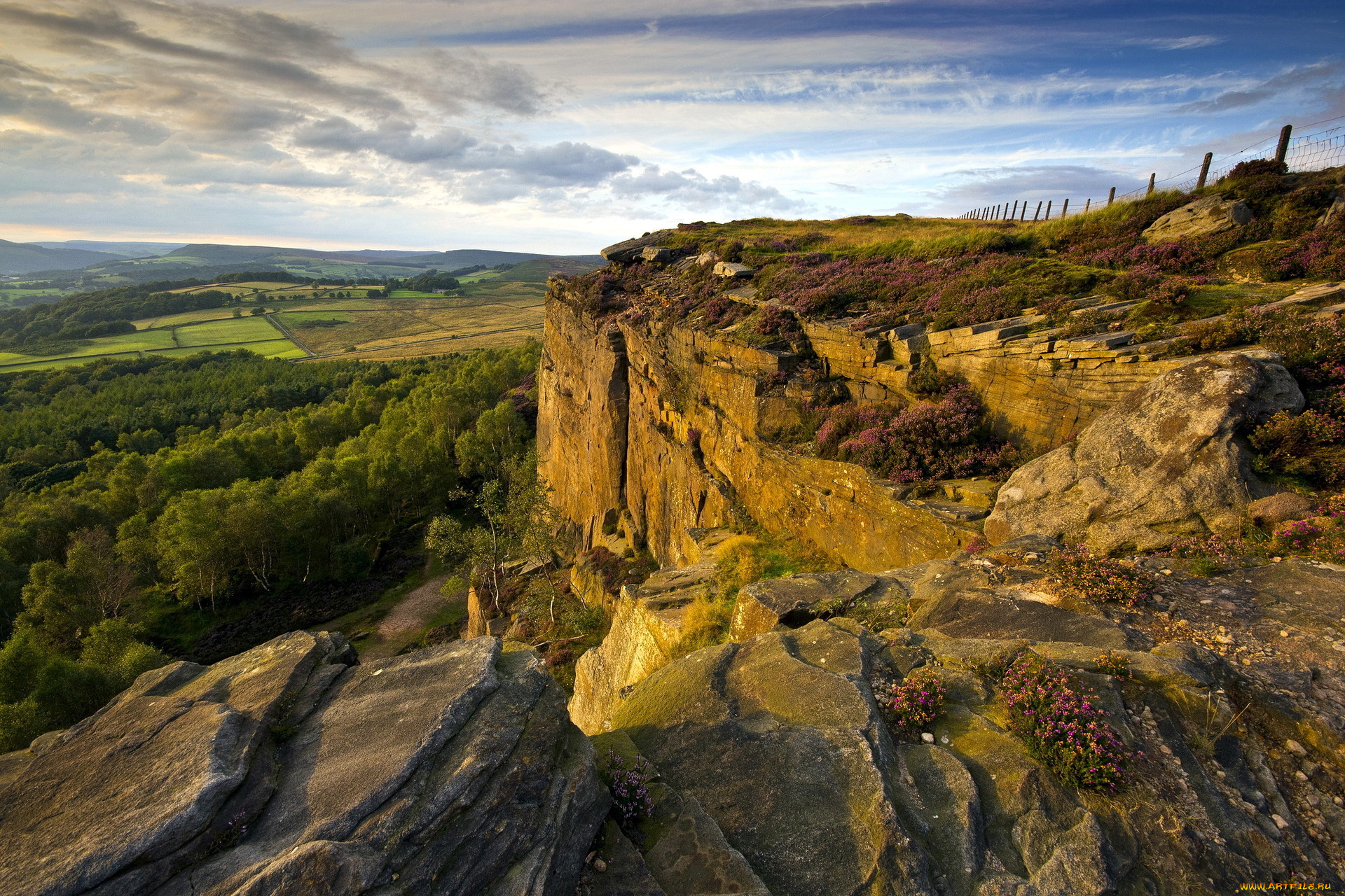 природа, пейзажи, долина, гора