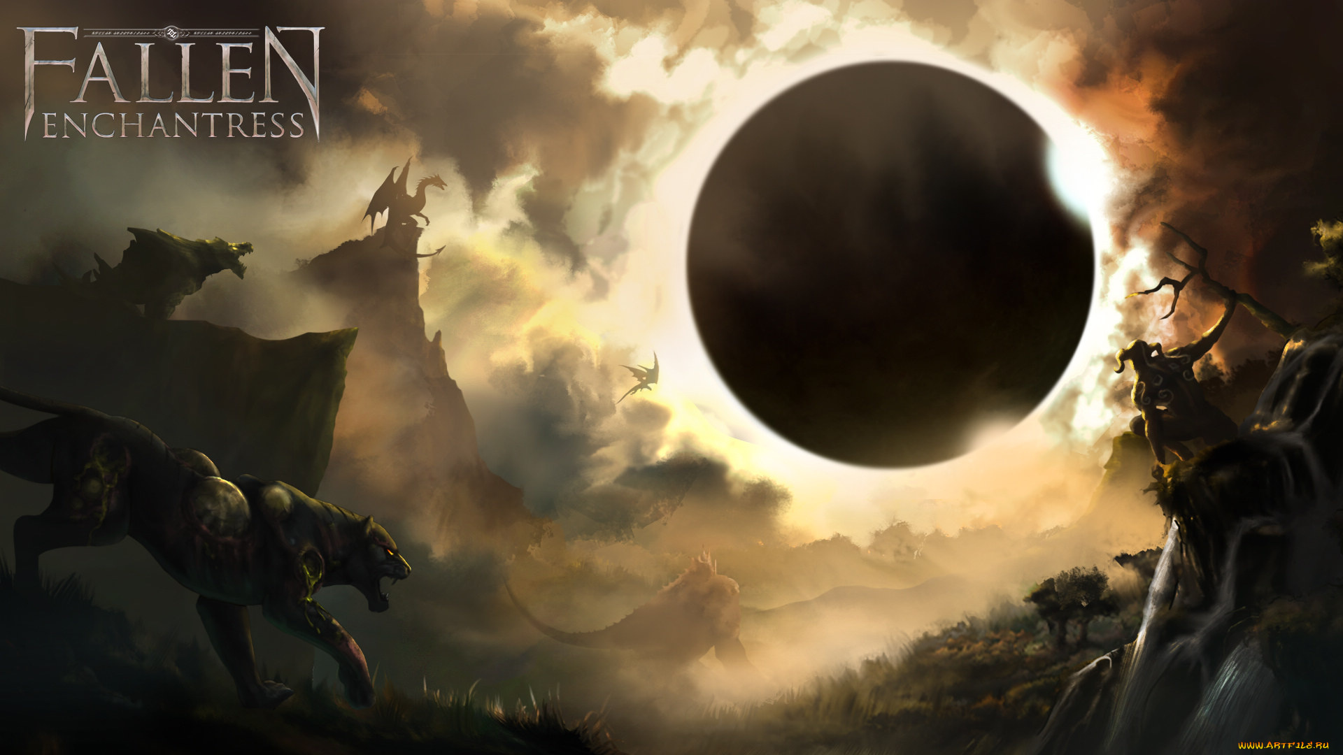 fallen, enchantress, legendary, heroes, видео, игры, планета