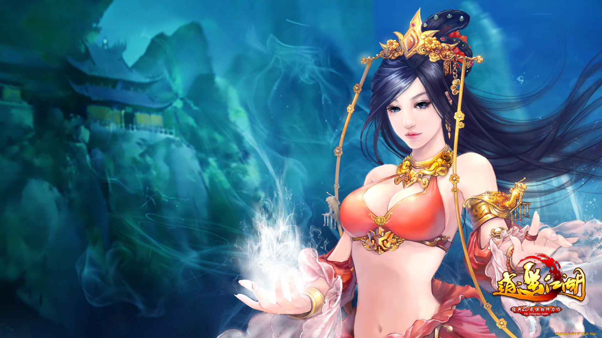 happy, lakes, видео, игры, девушка, магия