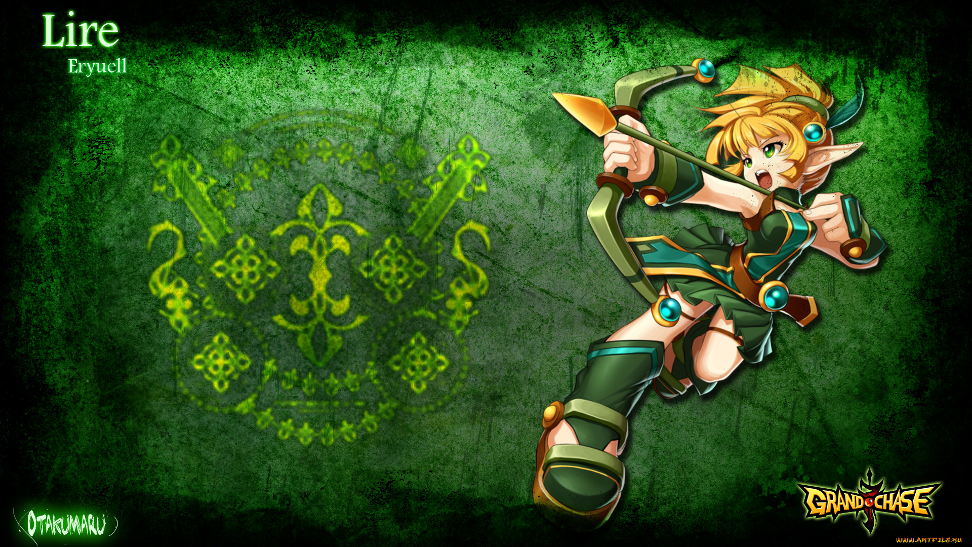 lire, видео, игры, grand, chase, лук, выстрел, уши