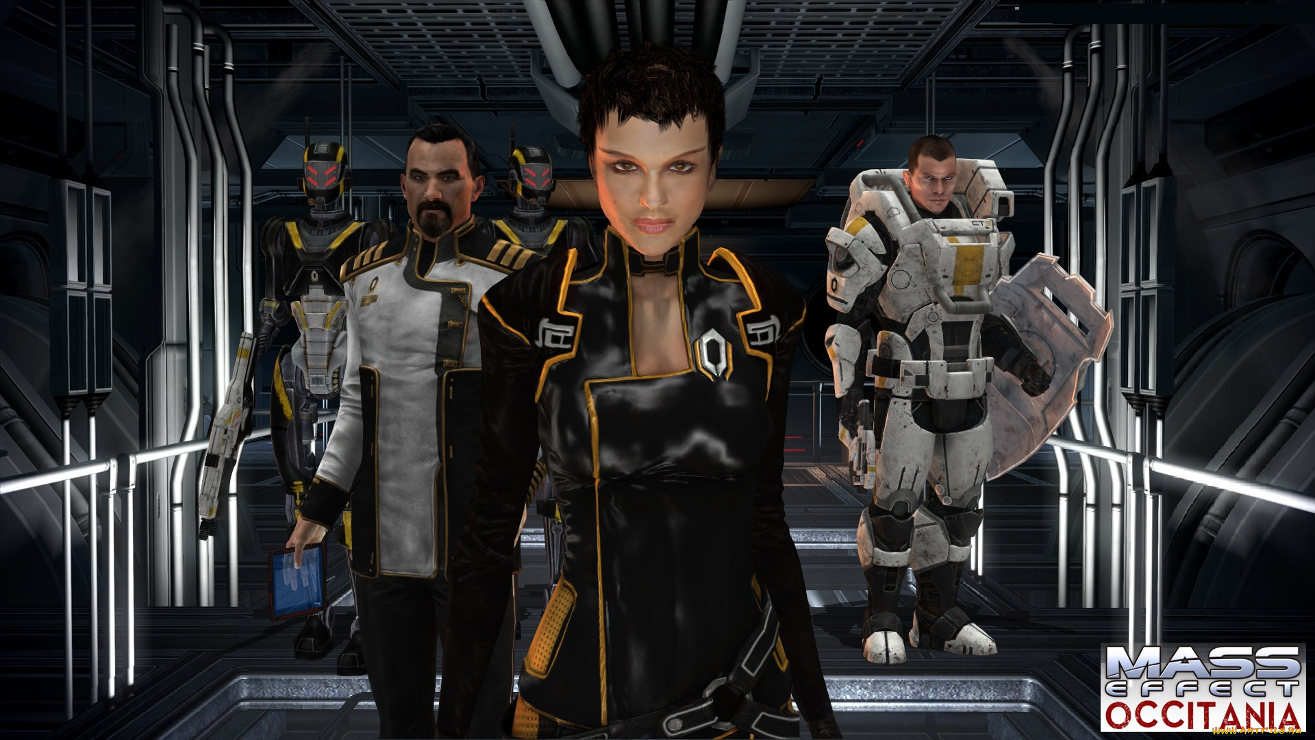 mass, effect, occitania, видео, игры, dae, hyun, and, cassius, роботы, мужчина, девушка