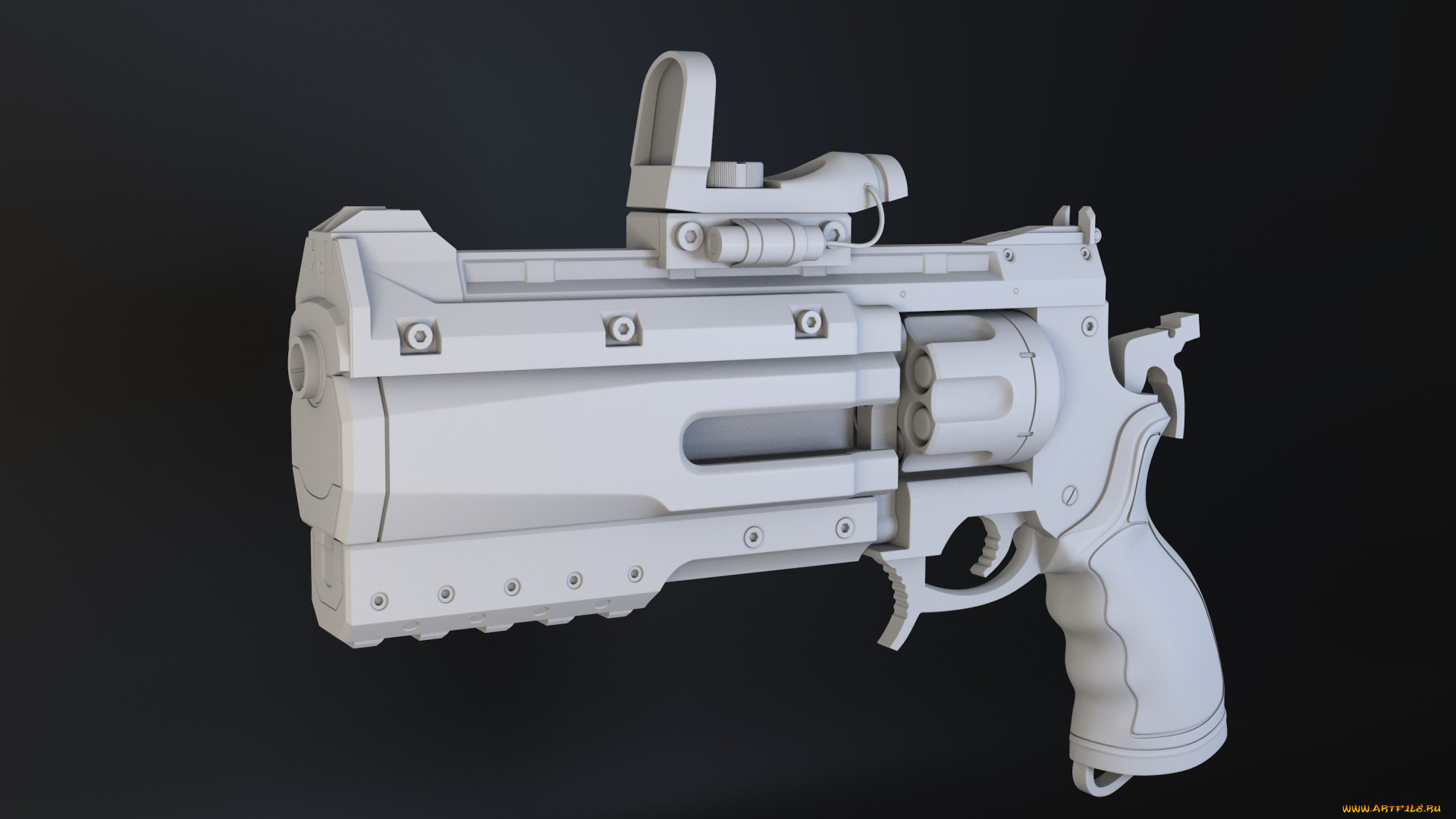 оружие, 3d, пистолет