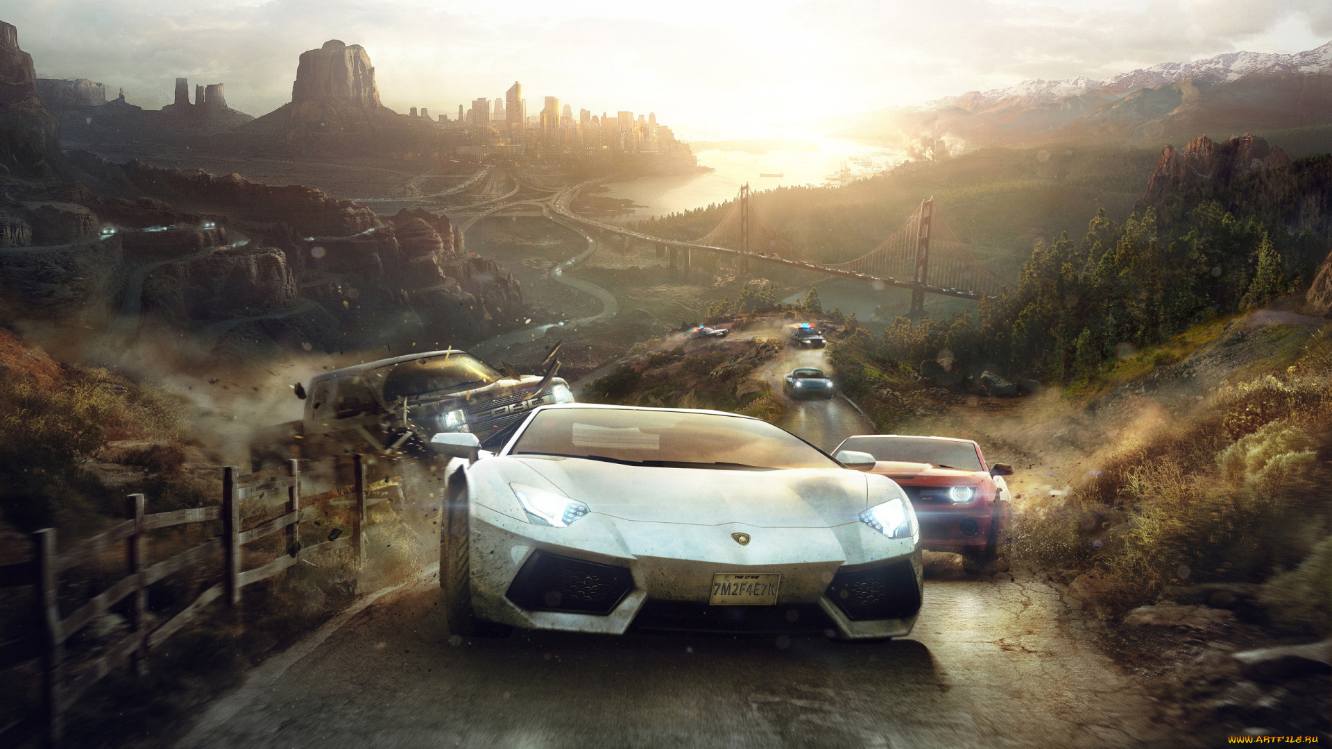 the, crew, видео, игры, lamborghini