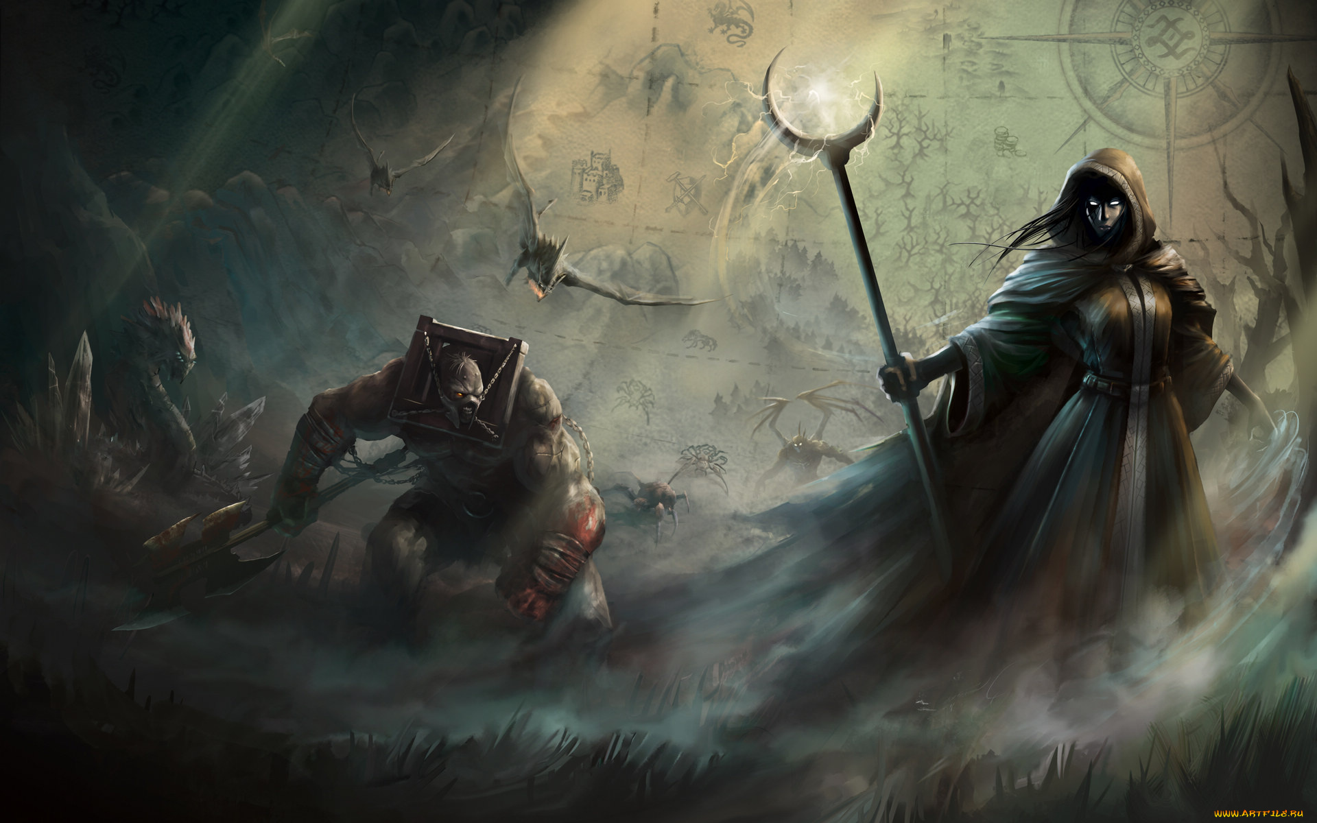 fallen, enchantress, legendary, heroes, видео, игры, существа