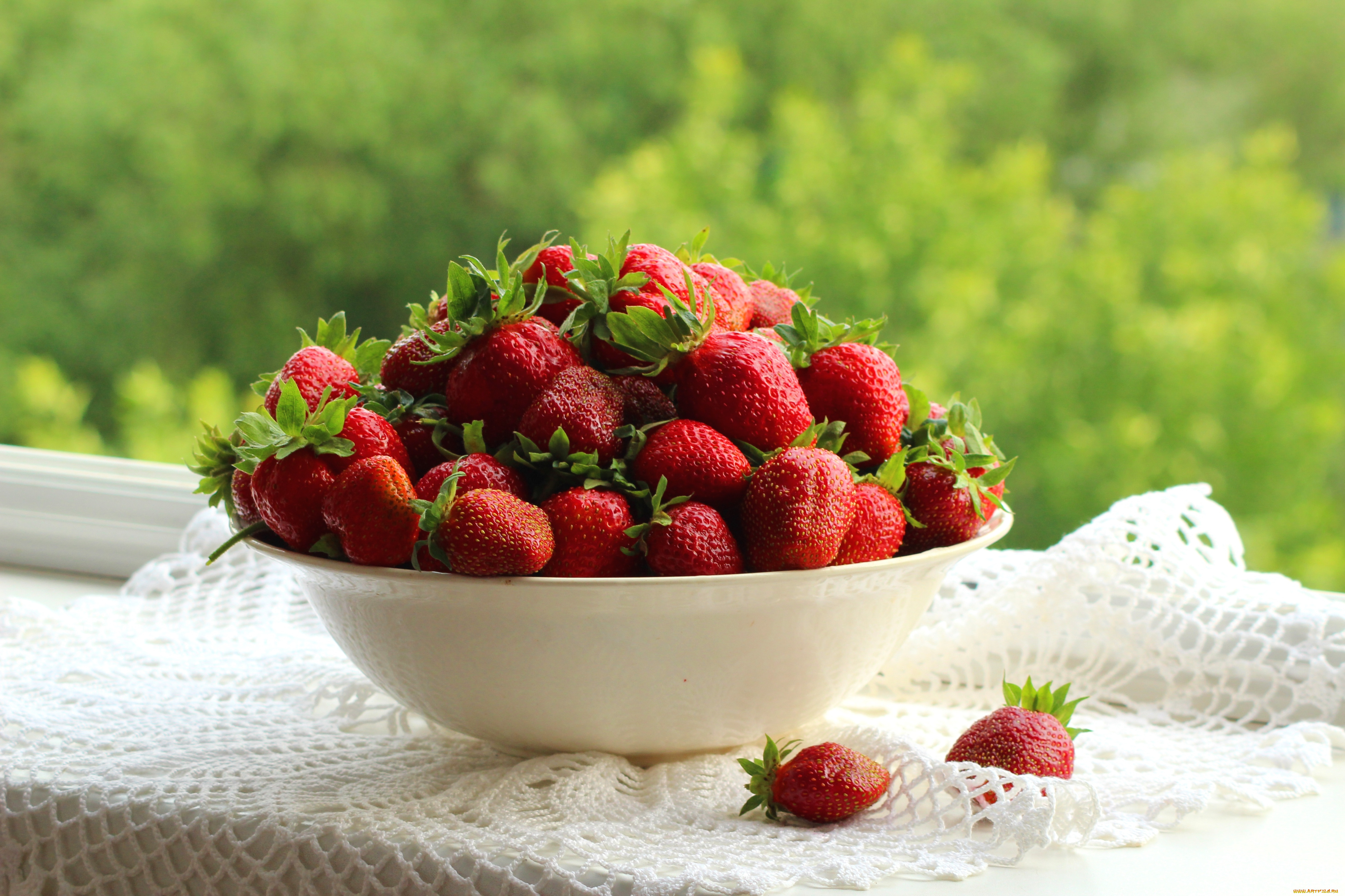 еда, клубника, земляника, ягоды