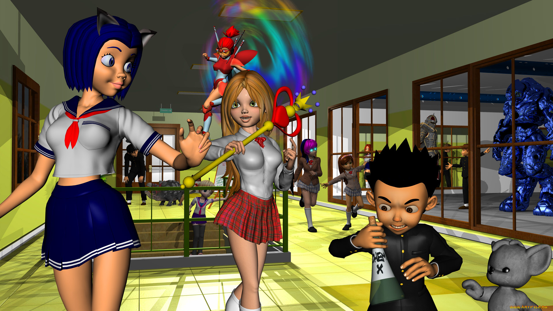 3д, графика, фантазия, , fantasy, дети