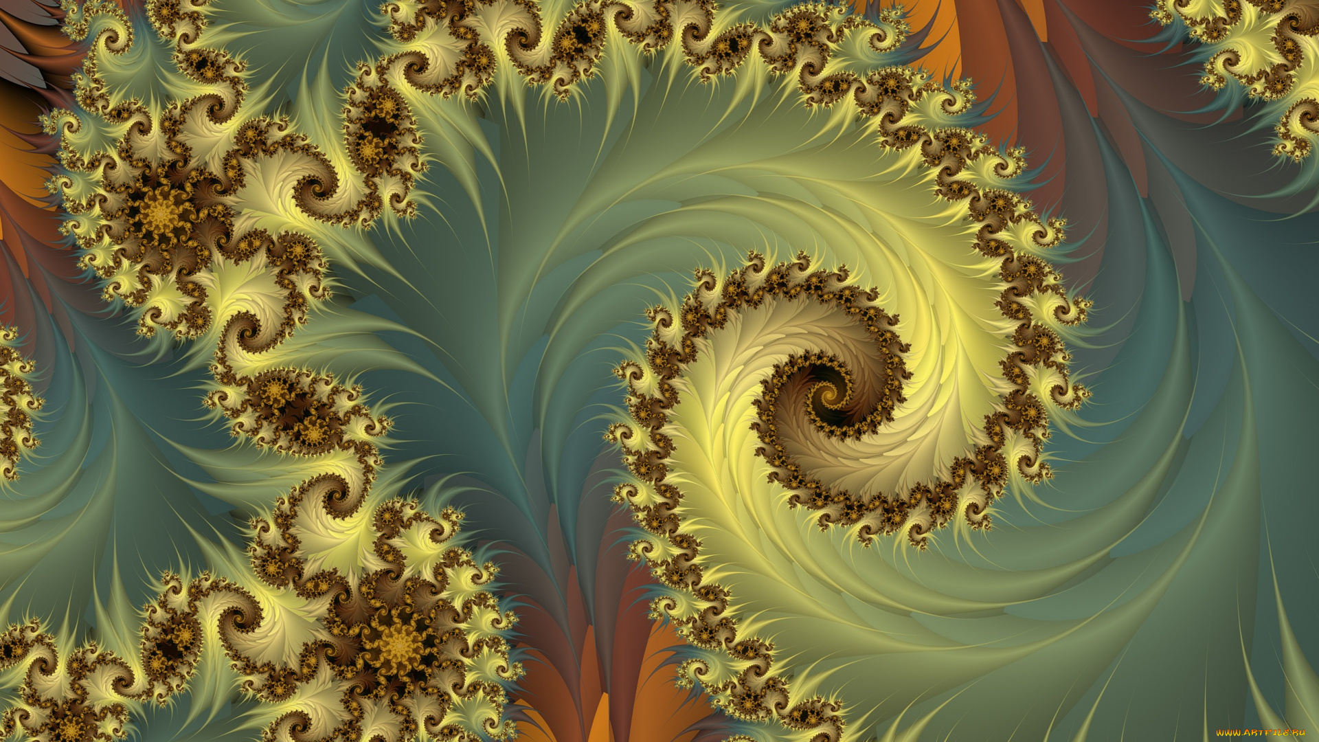 3д, графика, фракталы, , fractal, pattern