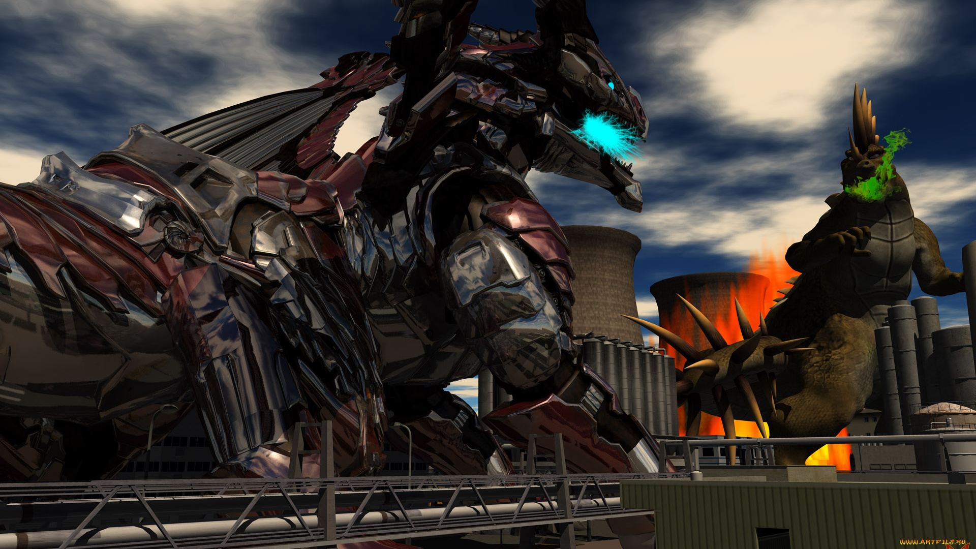 3д, графика, существа, , creatures, существа