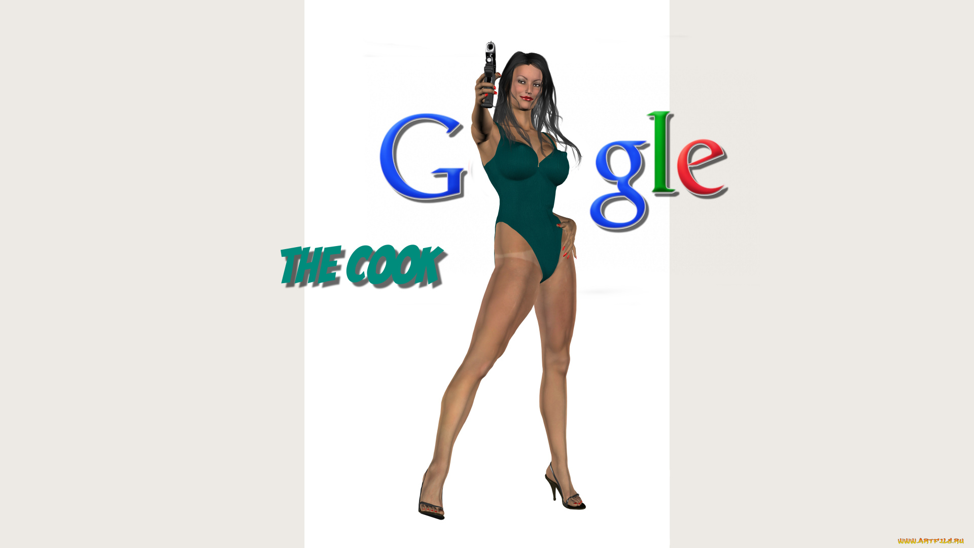 3д, графика, юмор, , humor, девушка, взгляд