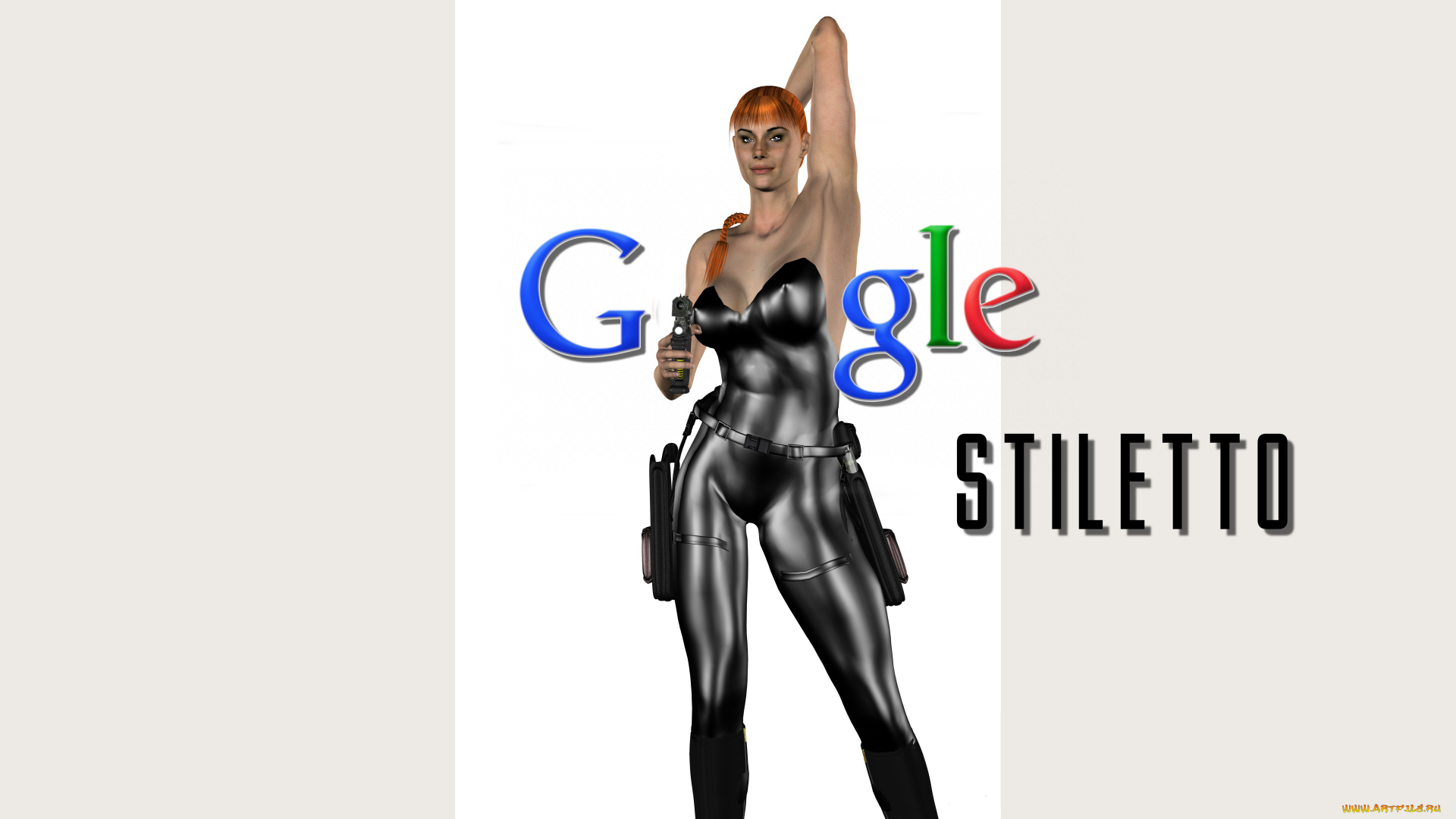 3д, графика, юмор, , humor, девушка, взгляд