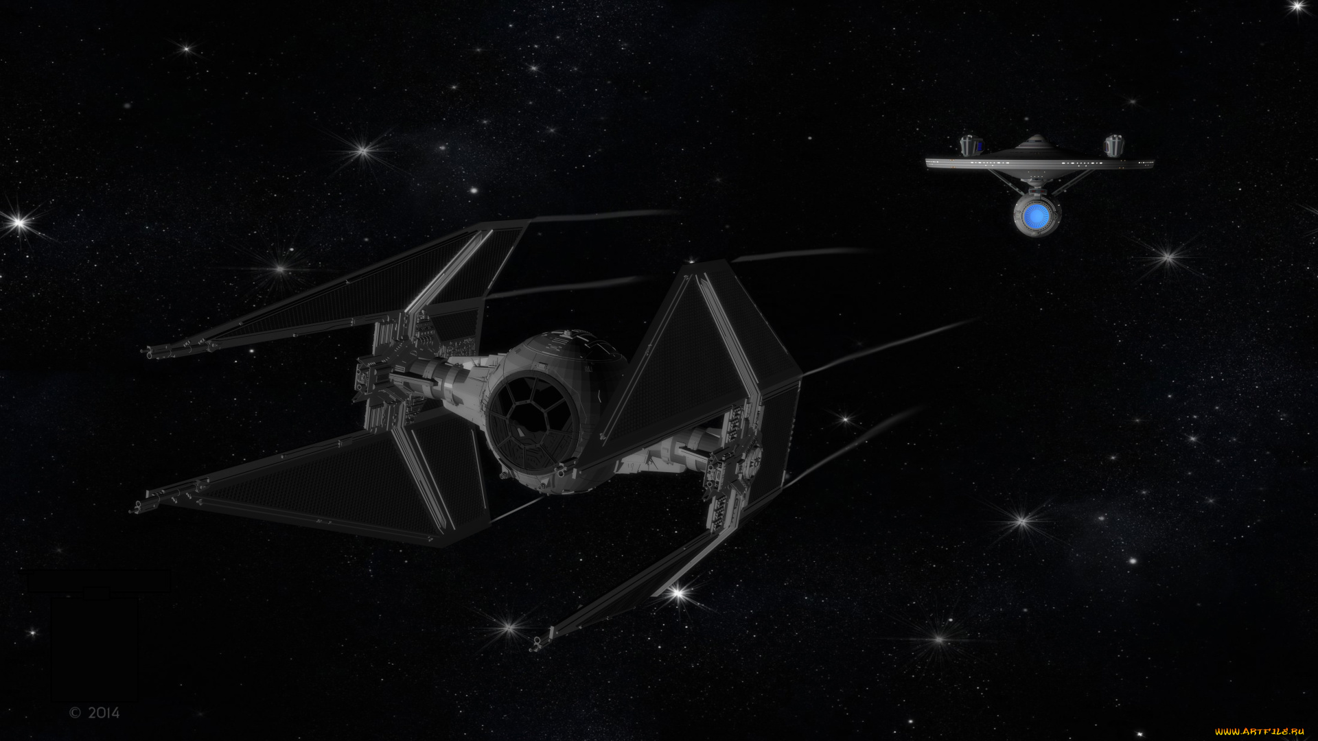 космос, арт, космический, корабль, вселенная, звезды