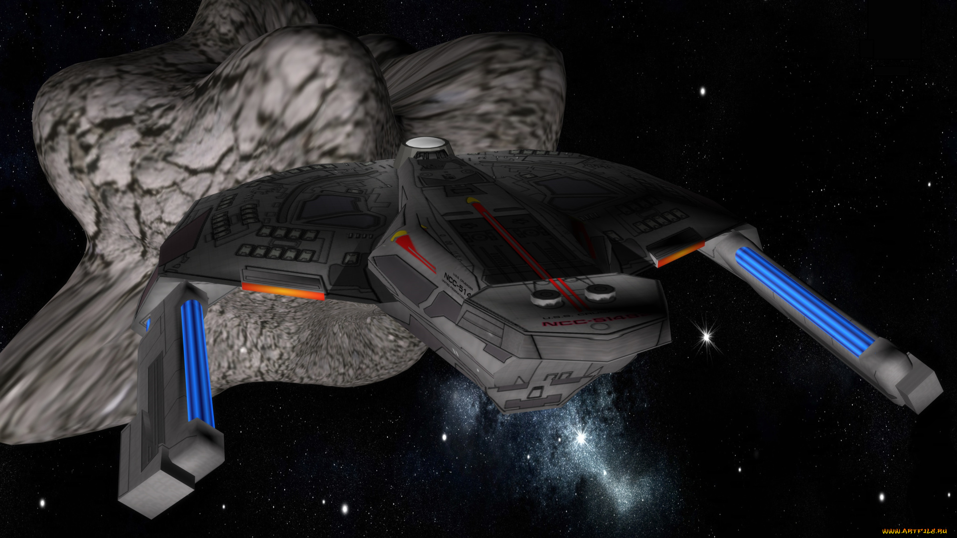 космос, арт, космический, корабль, вселенная, звезды