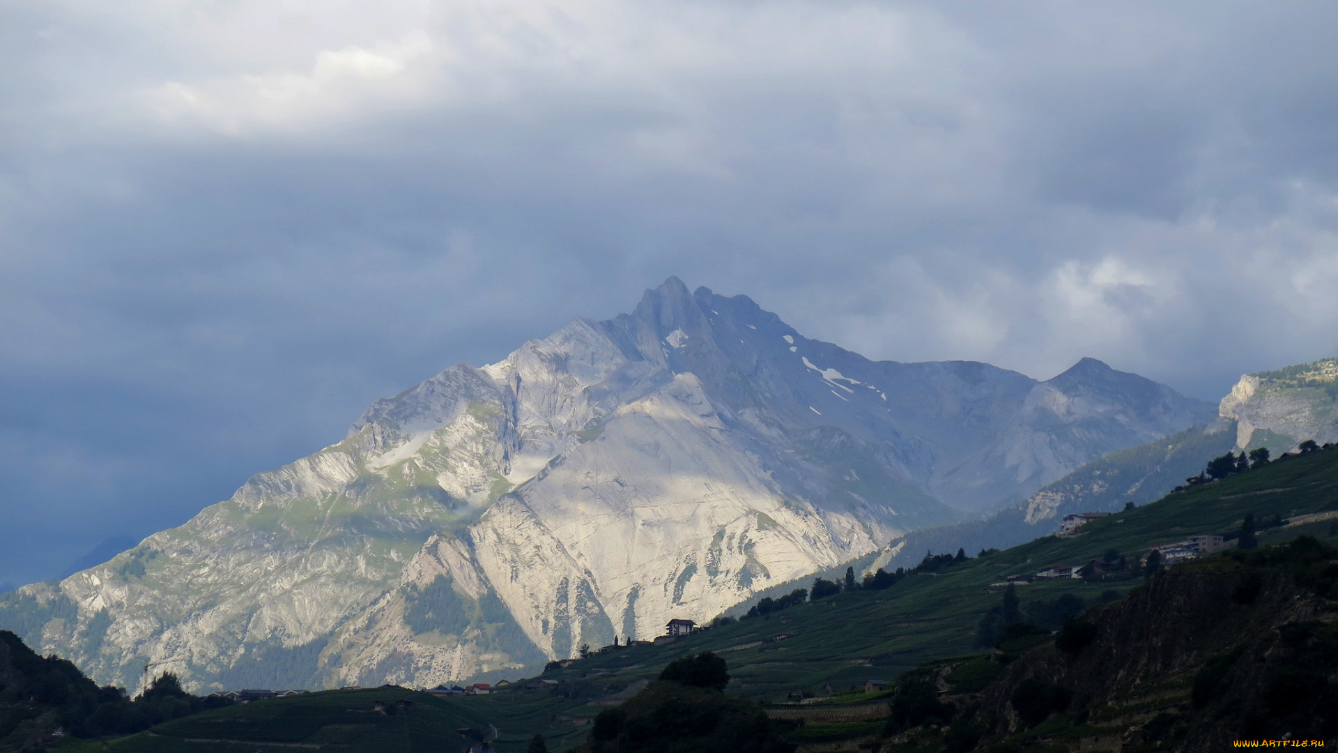 природа, горы, пейзаж, небо