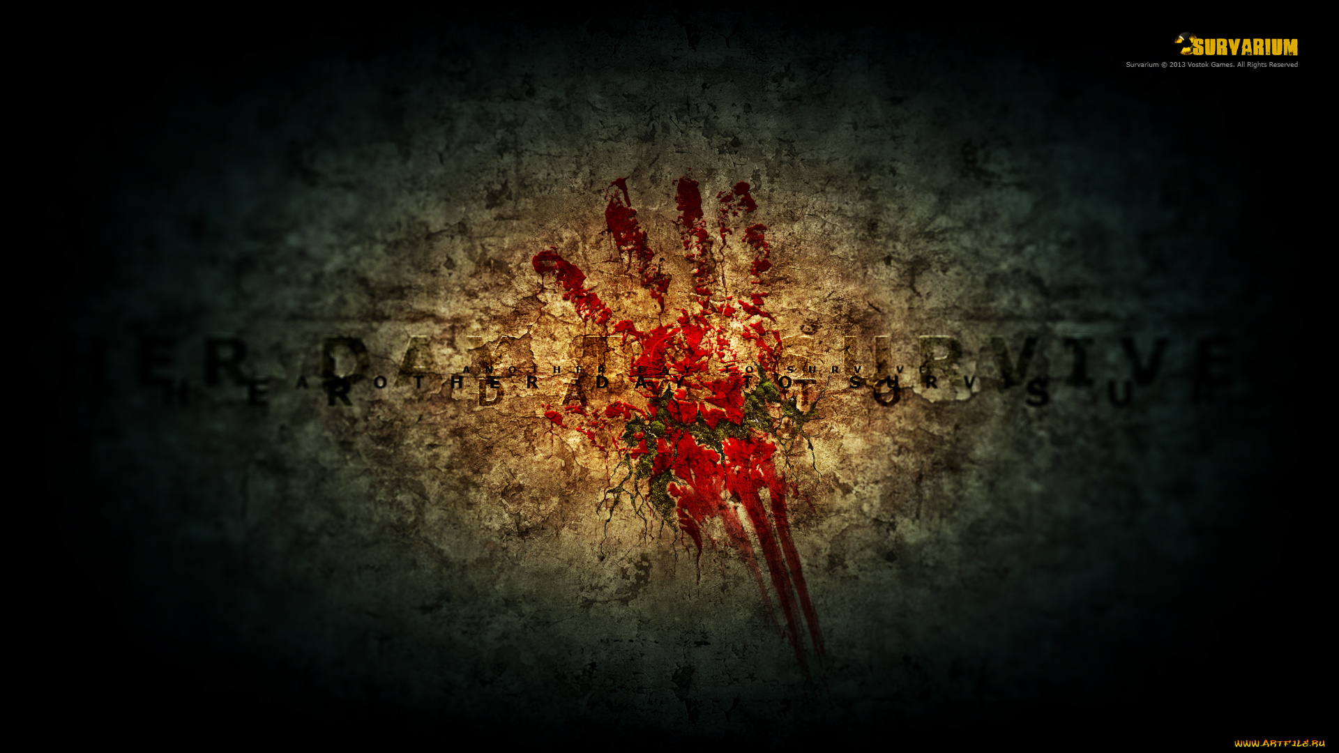 видео, игры, survarium, след, игра, шутер, онлайн, кровь, рука, отпечаток