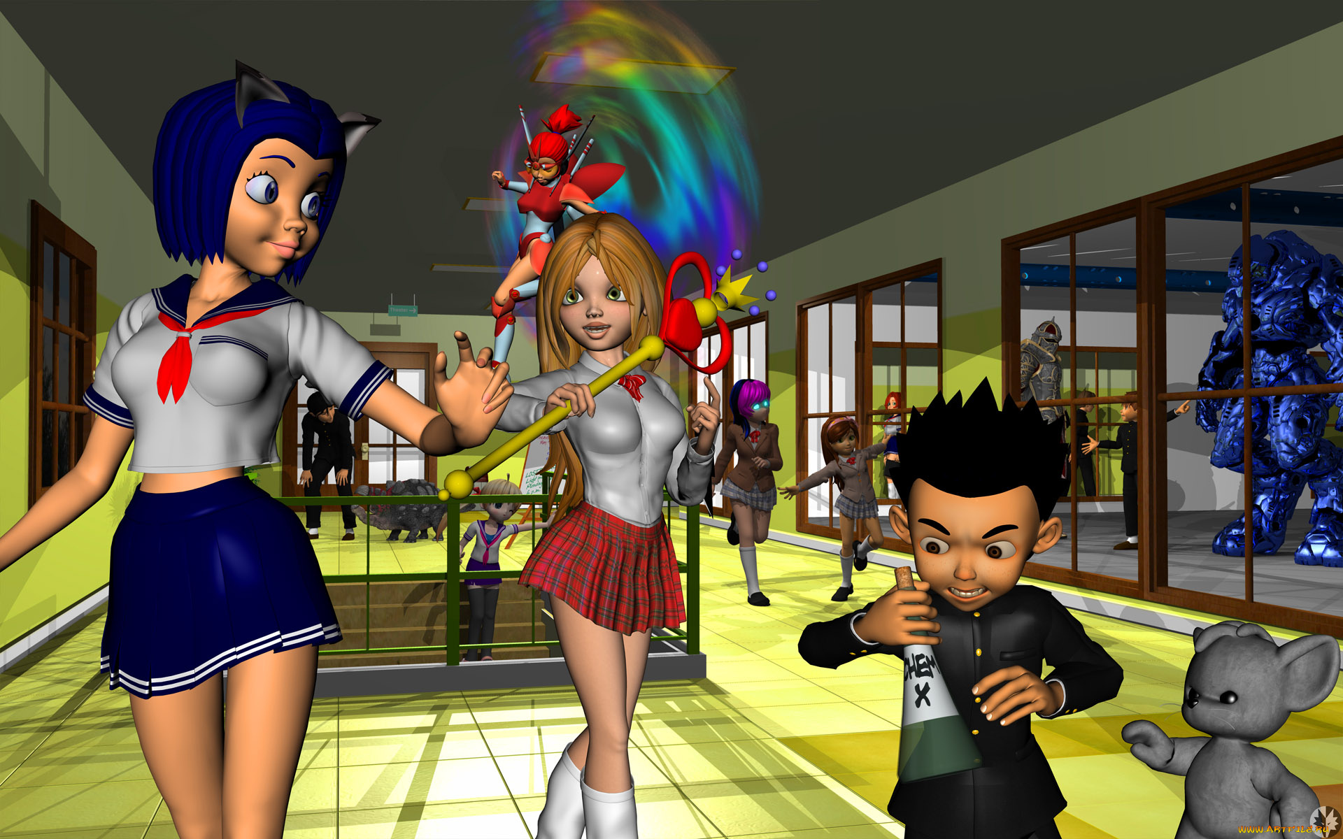 3д, графика, фантазия, , fantasy, дети