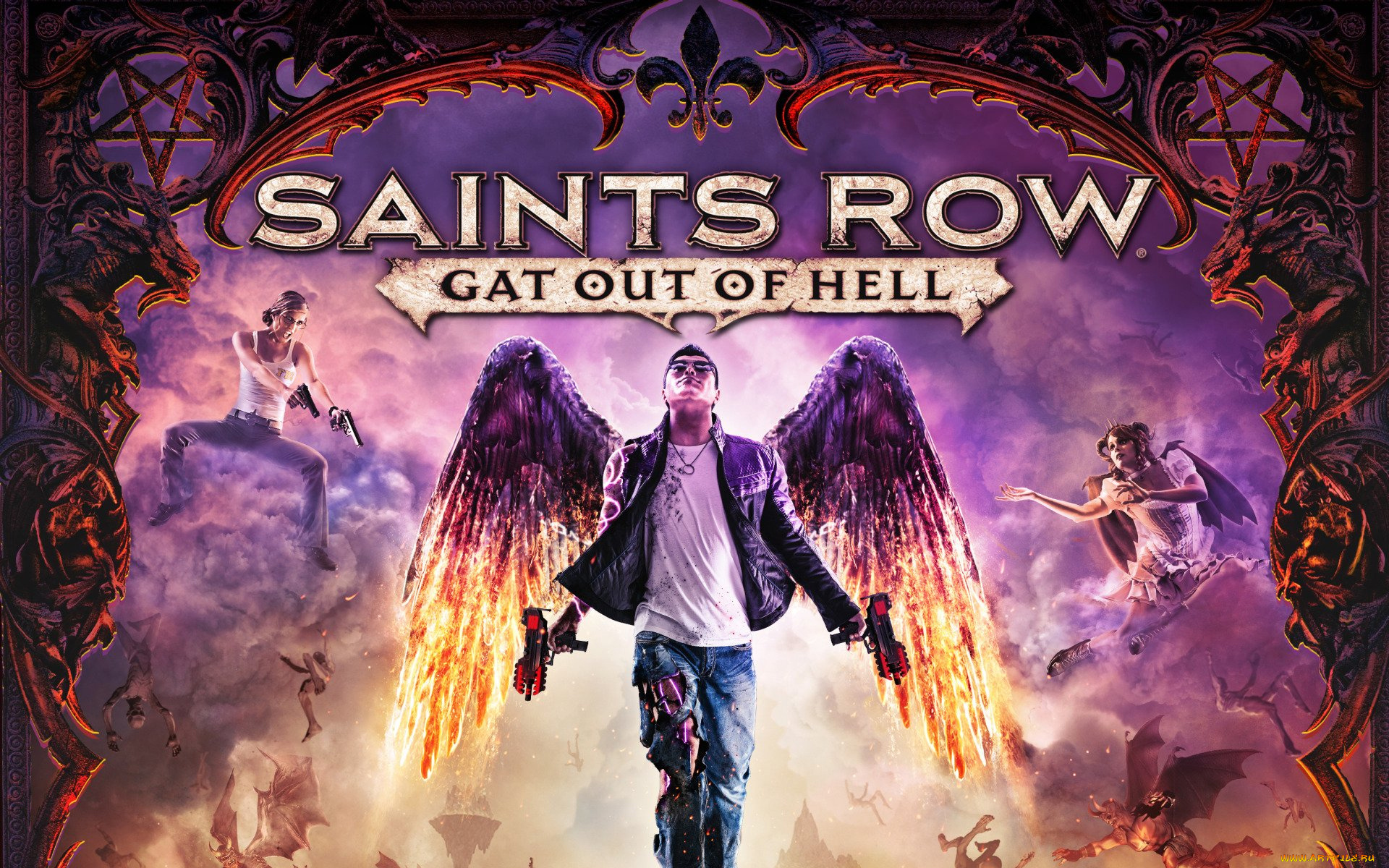 saints, row, , gat, out, of, hell, видео, игры, saints, row, gat, out, of, hell, экшен, ролевая, игра