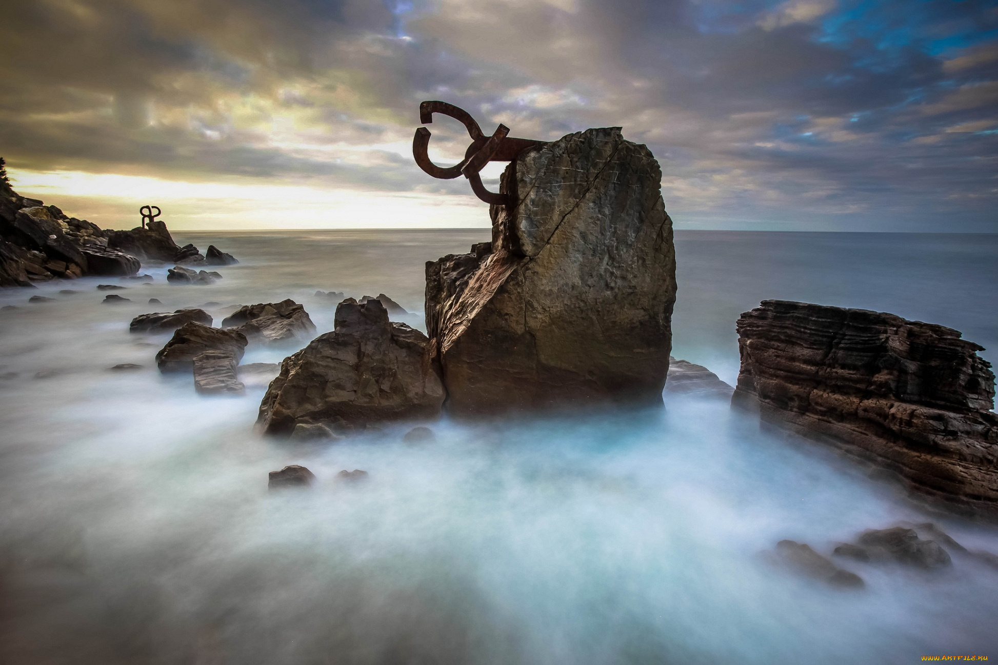 природа, побережье, скалы, вода, океан, берег