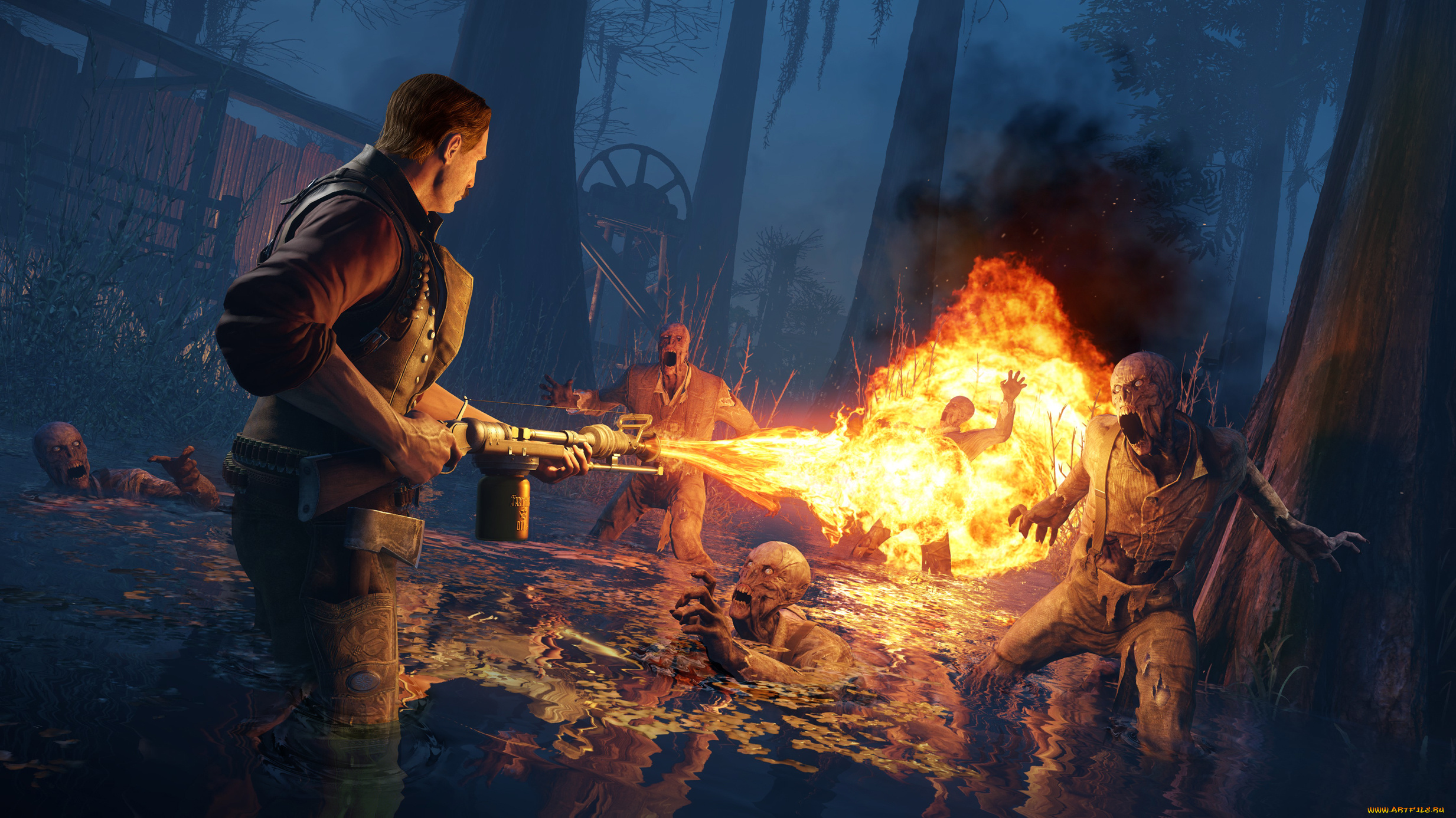 видео, игры, hunt, , horrors, of, the, gilded, age, horrors, of, the, gilded, age, ужасы, позолоченного, века, онлайн, экшен, шутер