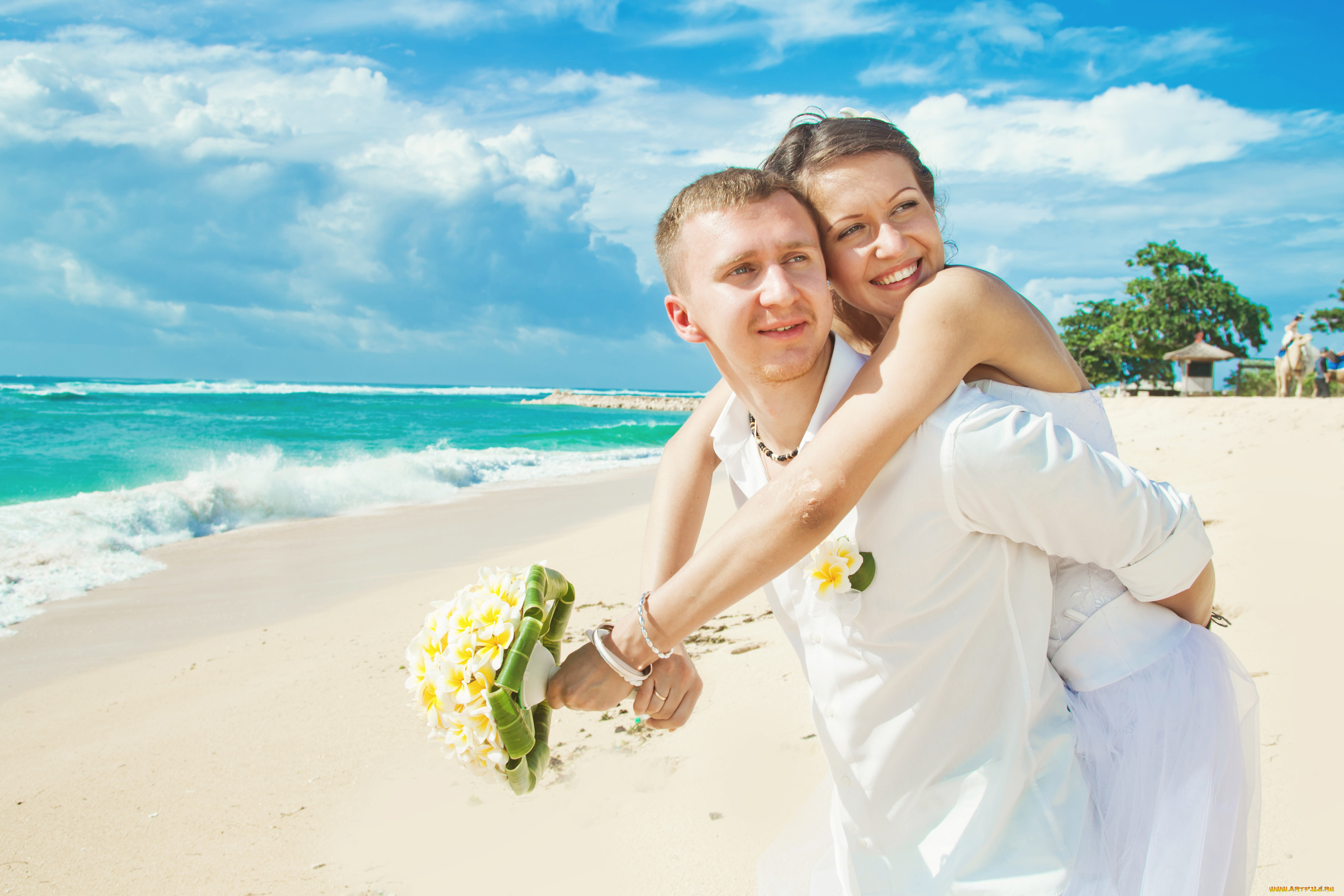 разное, мужчина, женщина, beach, bouquet, sea, букет, влюбленная, пара, пляж, море, couple, in, love