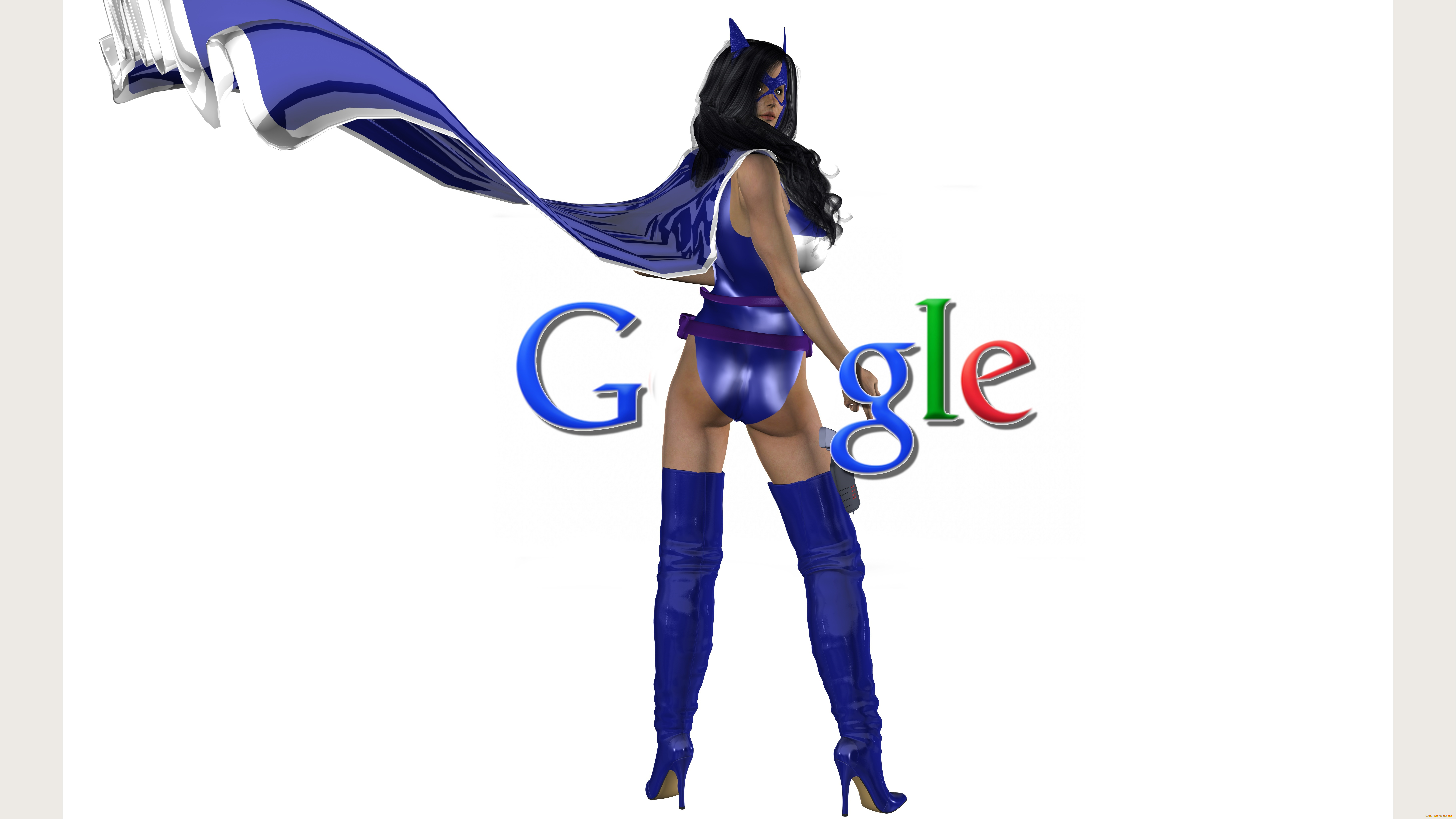 3д, графика, юмор, , humor, девушка, взгляд