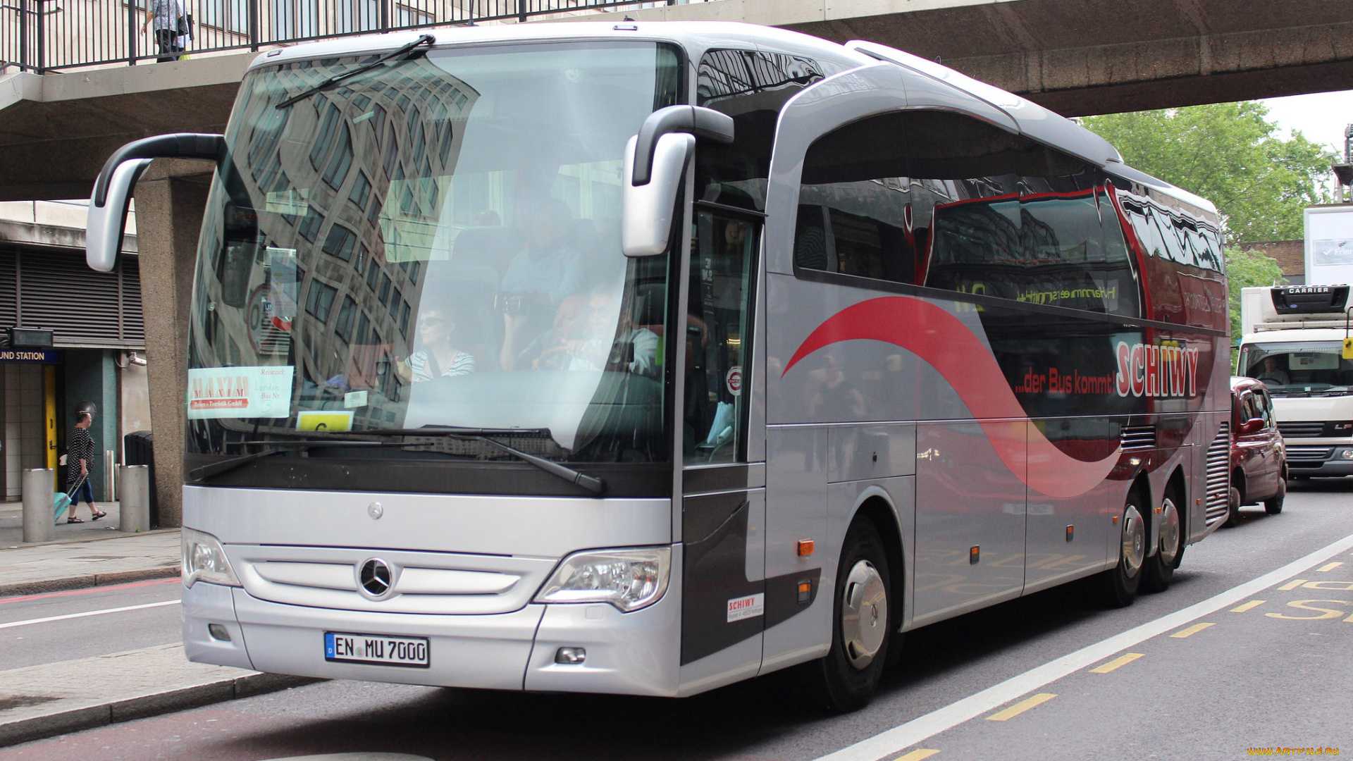 автомобили, автобусы, пассажирский, транспорт