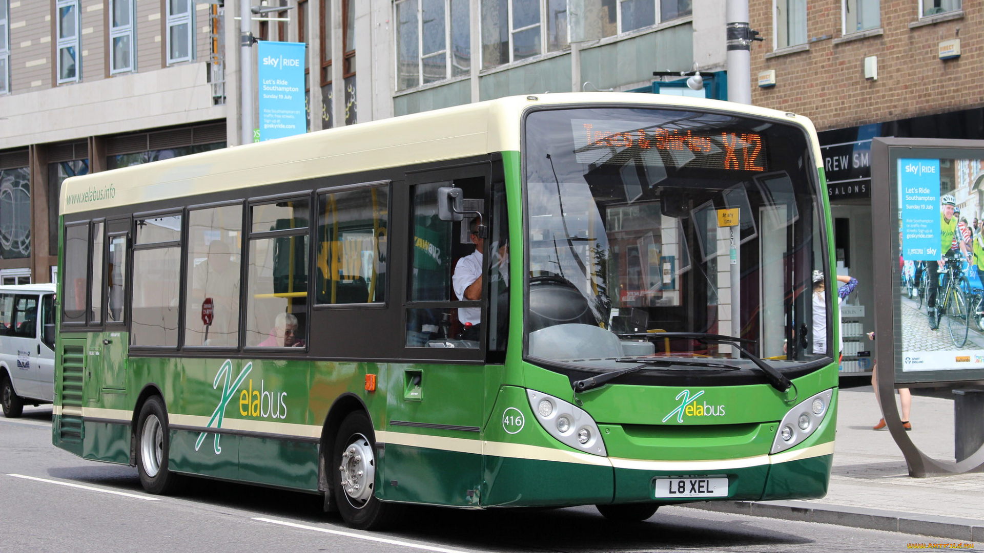 автомобили, автобусы, пассажирский, транспорт