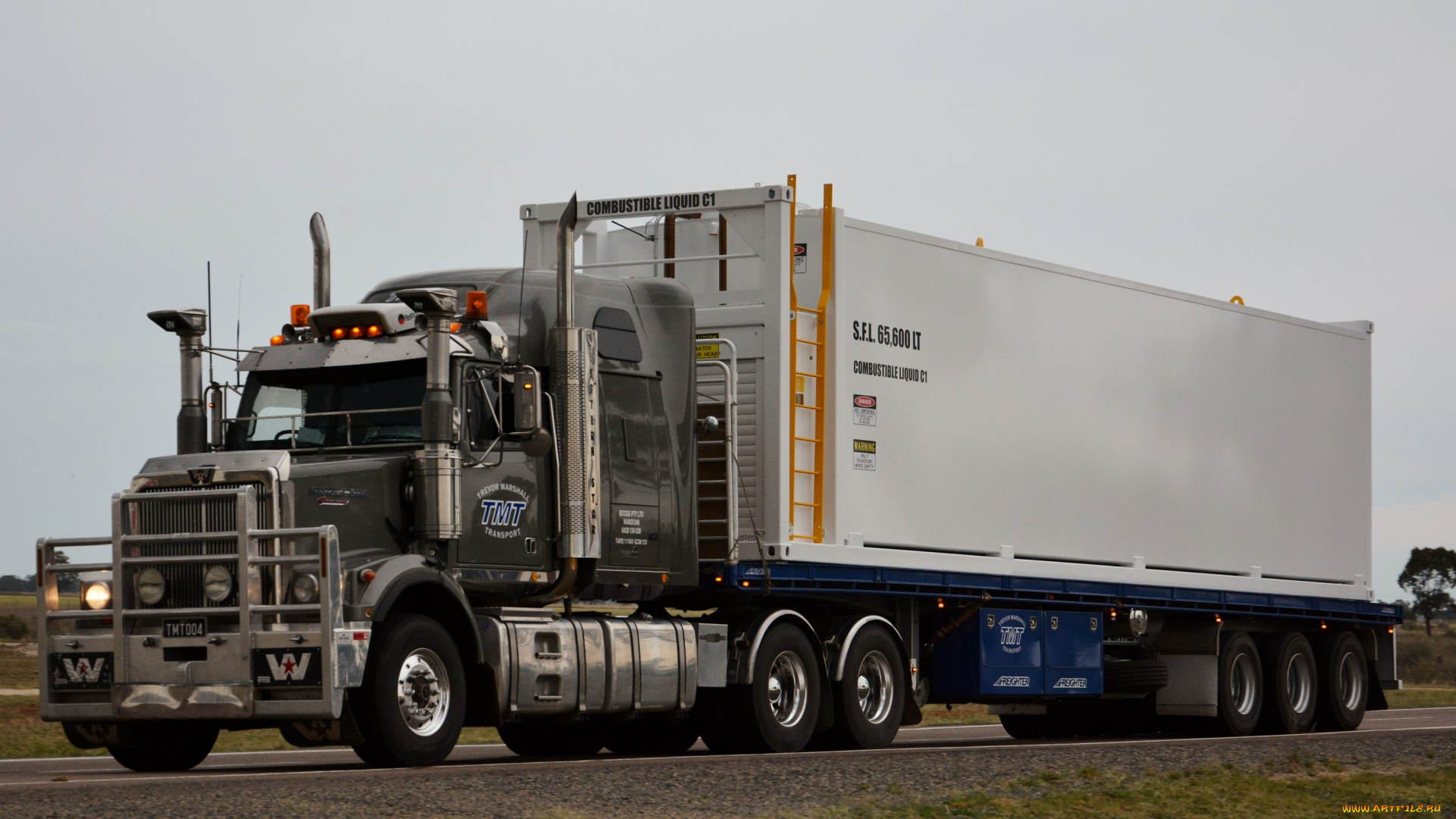 автомобили, western, star, грузовик, тяжелый, тягач, седельный