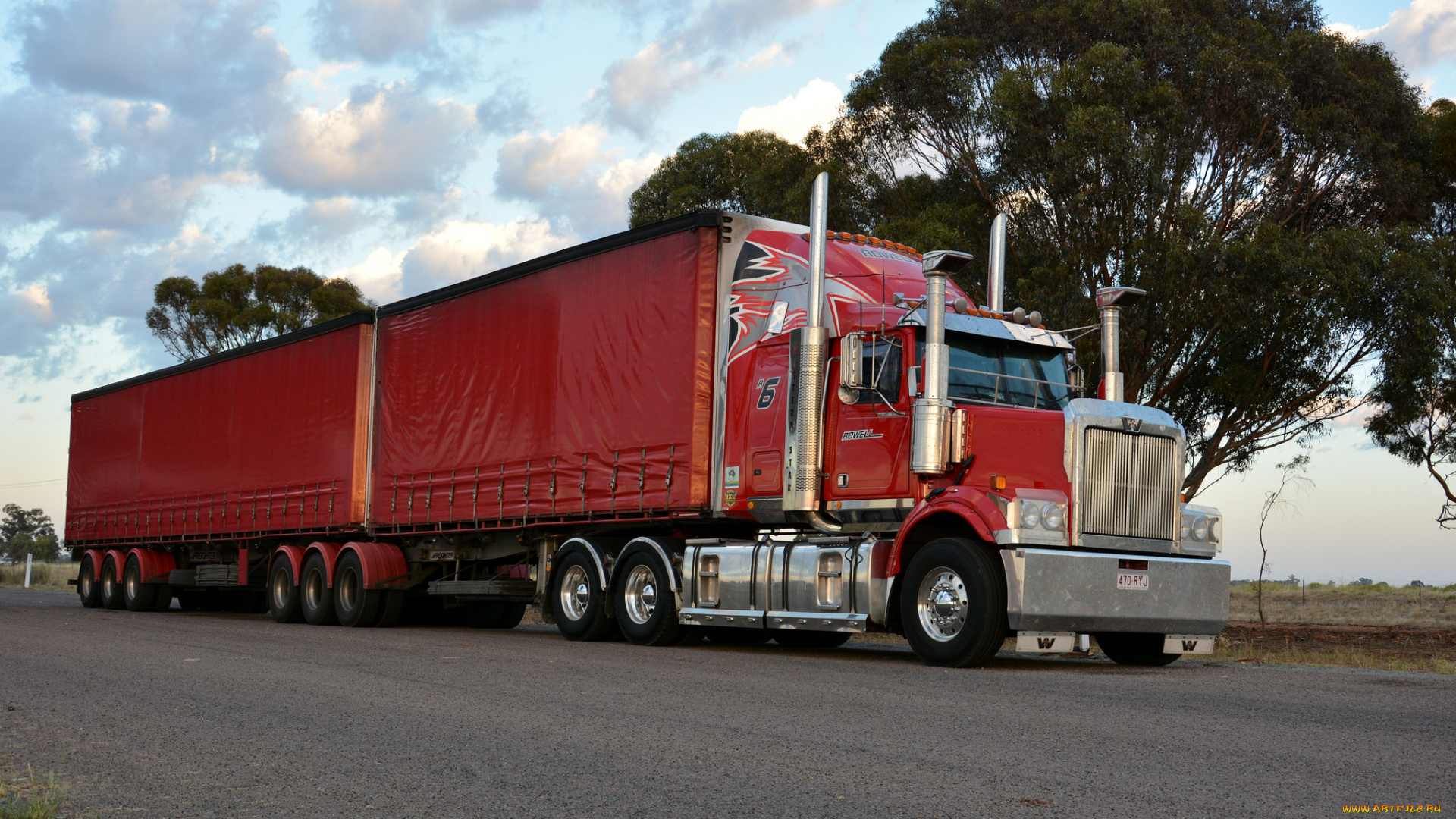 автомобили, western, star, тяжелый, тягач, седельный, грузовик