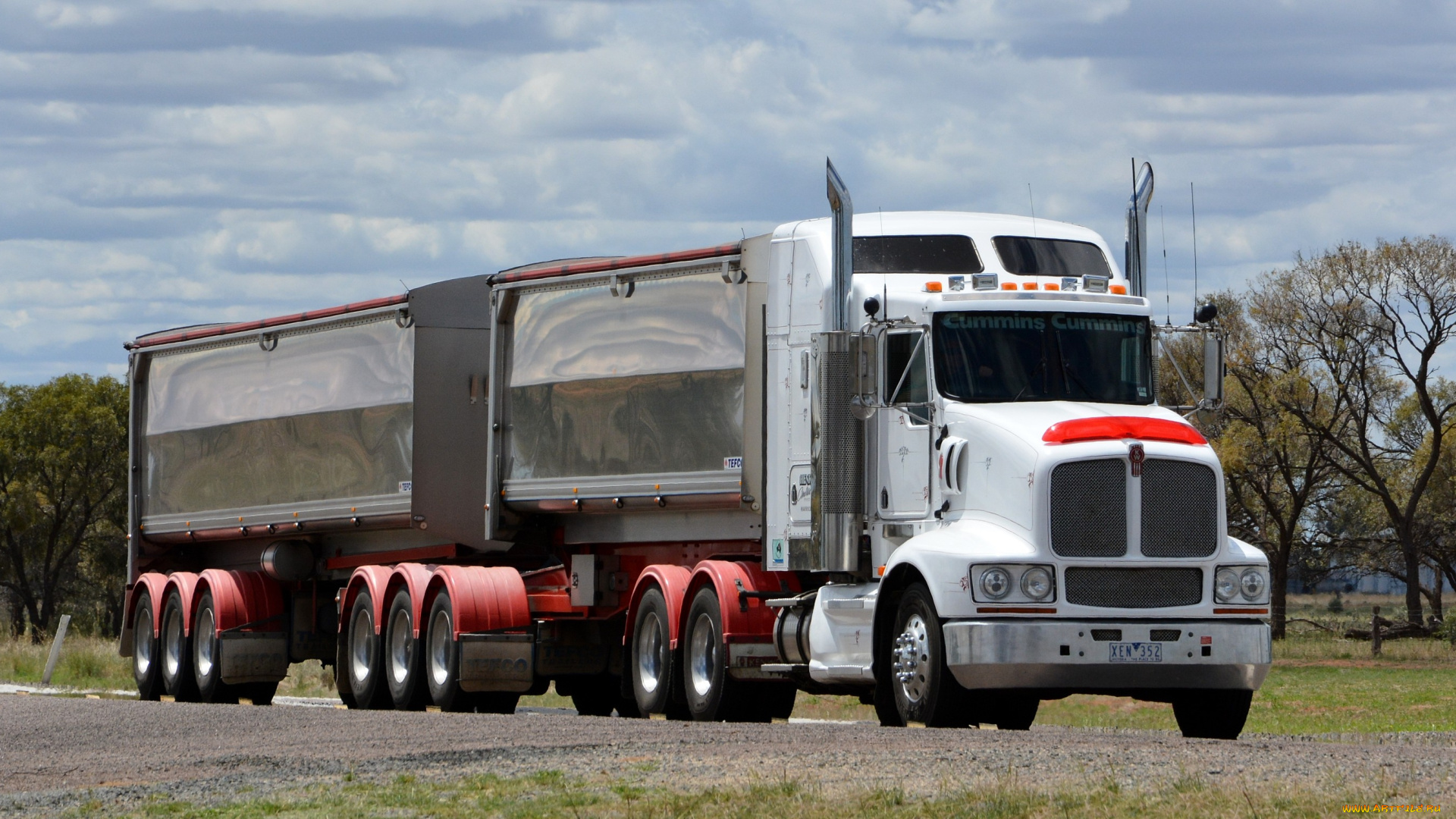 kenworth, t608, автомобили, kenworth, тягач, седельный, грузовик, тяжелый