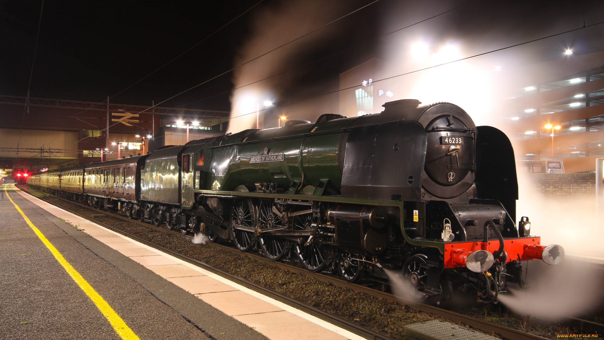 техника, монорельс, железная, дорога, паровоз, рельсы