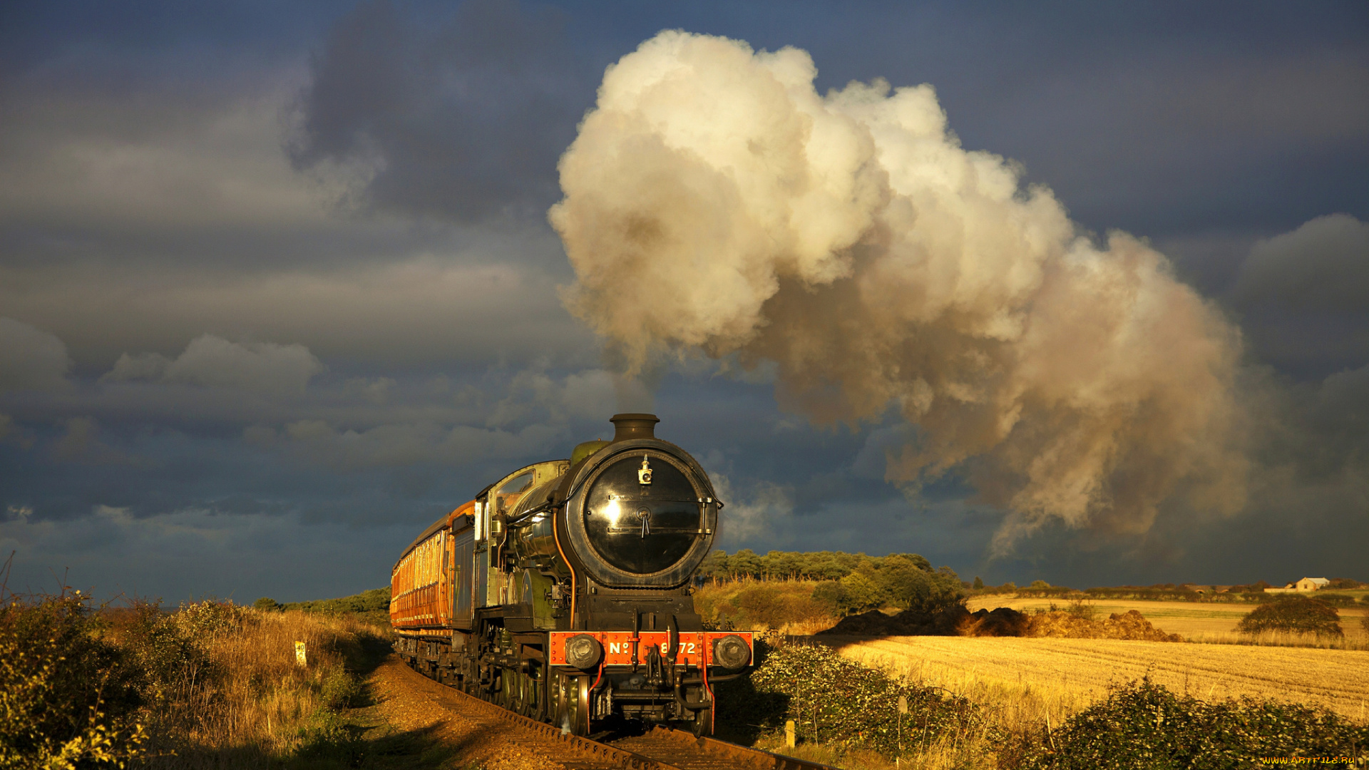 техника, паровозы, паровоз, рельсы, дорога, железная