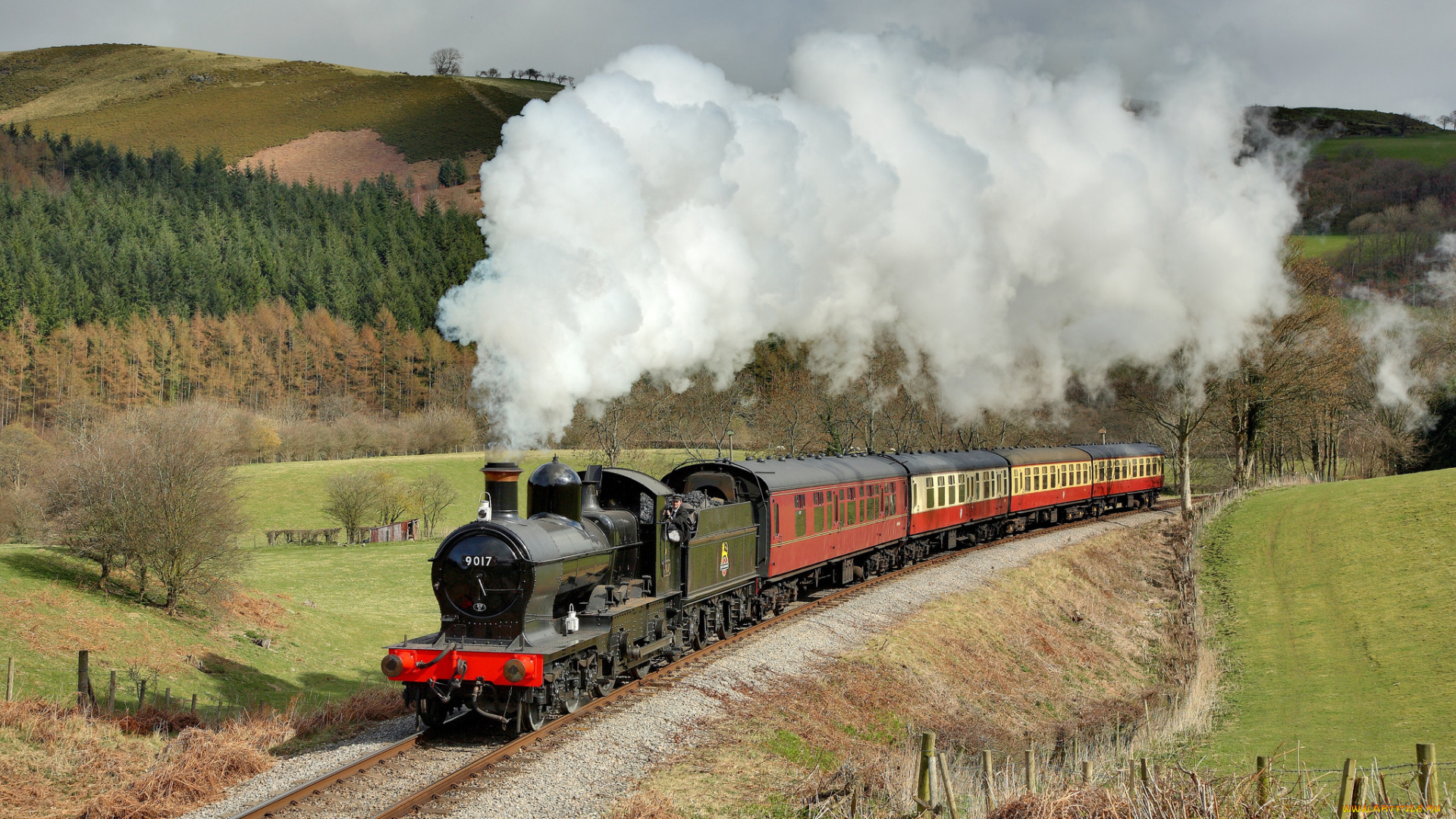 техника, паровозы, паровоз, рельсы, дорога, железная