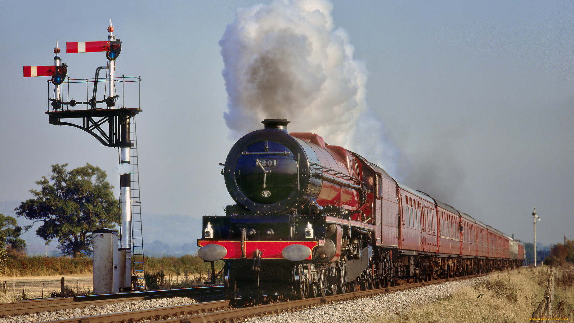 техника, паровозы, рельсы, дорога, железная, паровоз