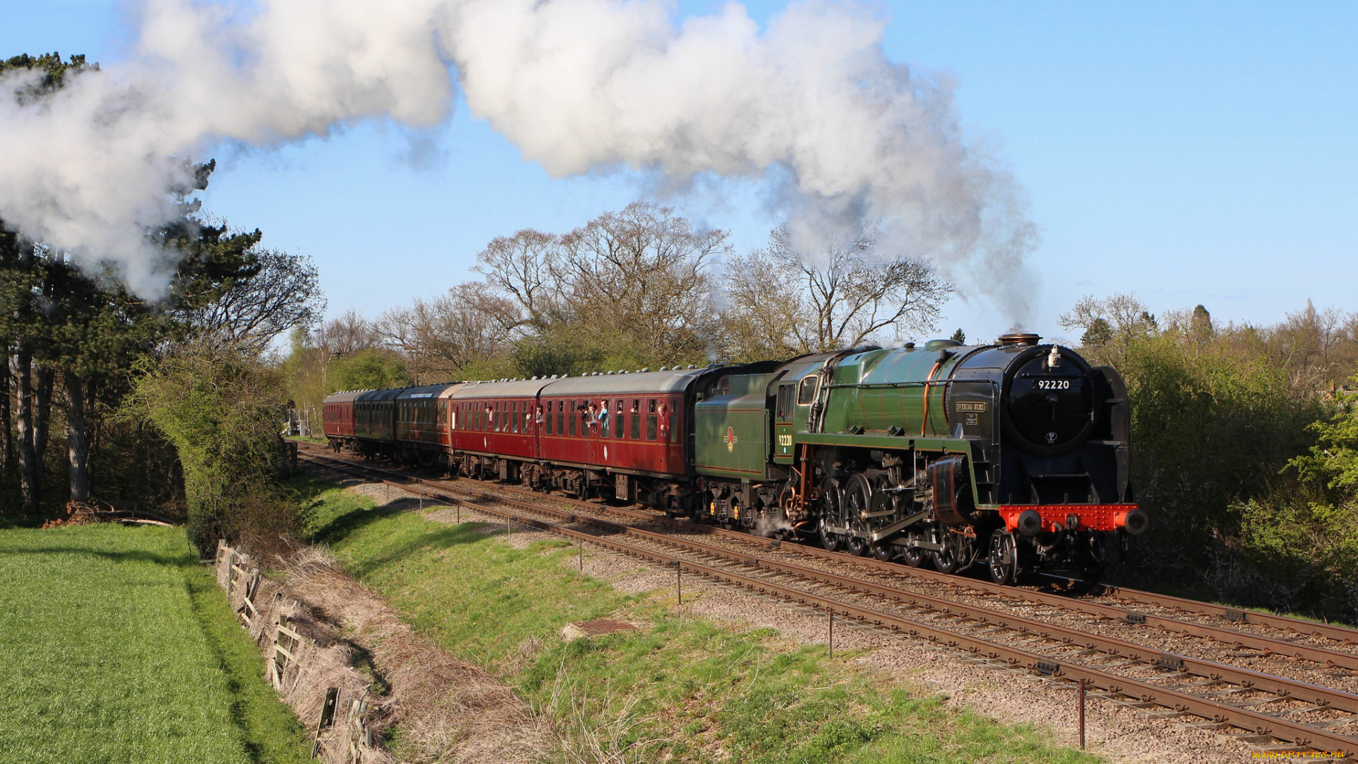 техника, паровозы, рельсы, дорога, железная, паровоз