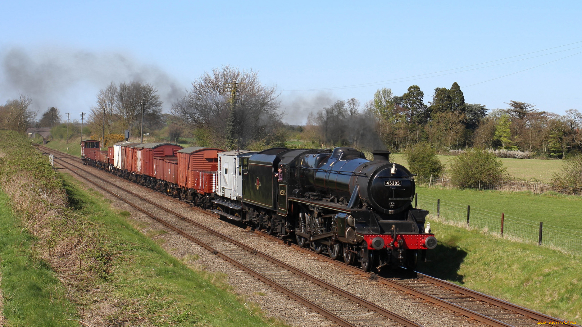 техника, паровозы, рельсы, дорога, железная, паровоз
