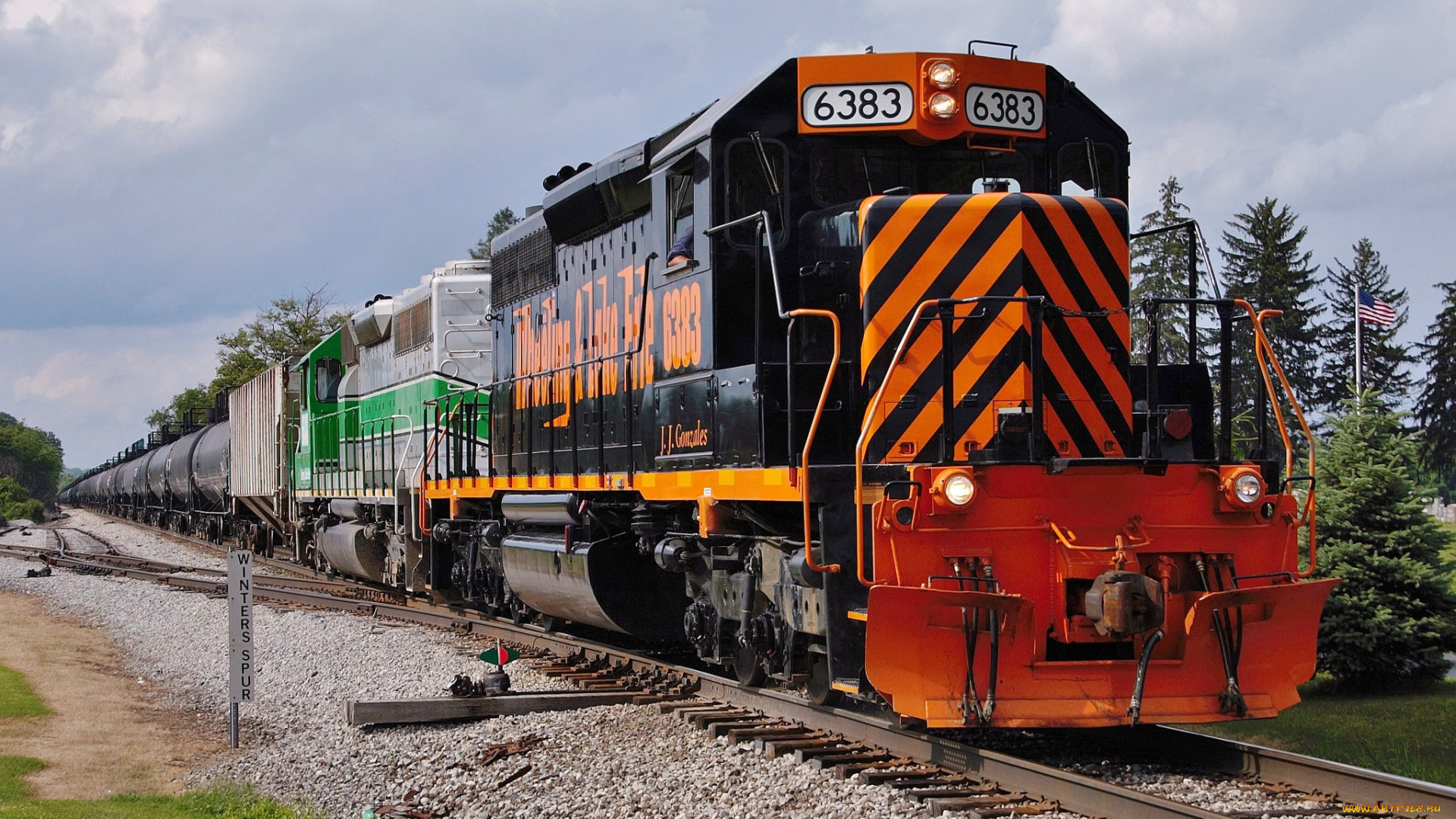 техника, поезда, локомотив, рельсы, дорога, железная, состав