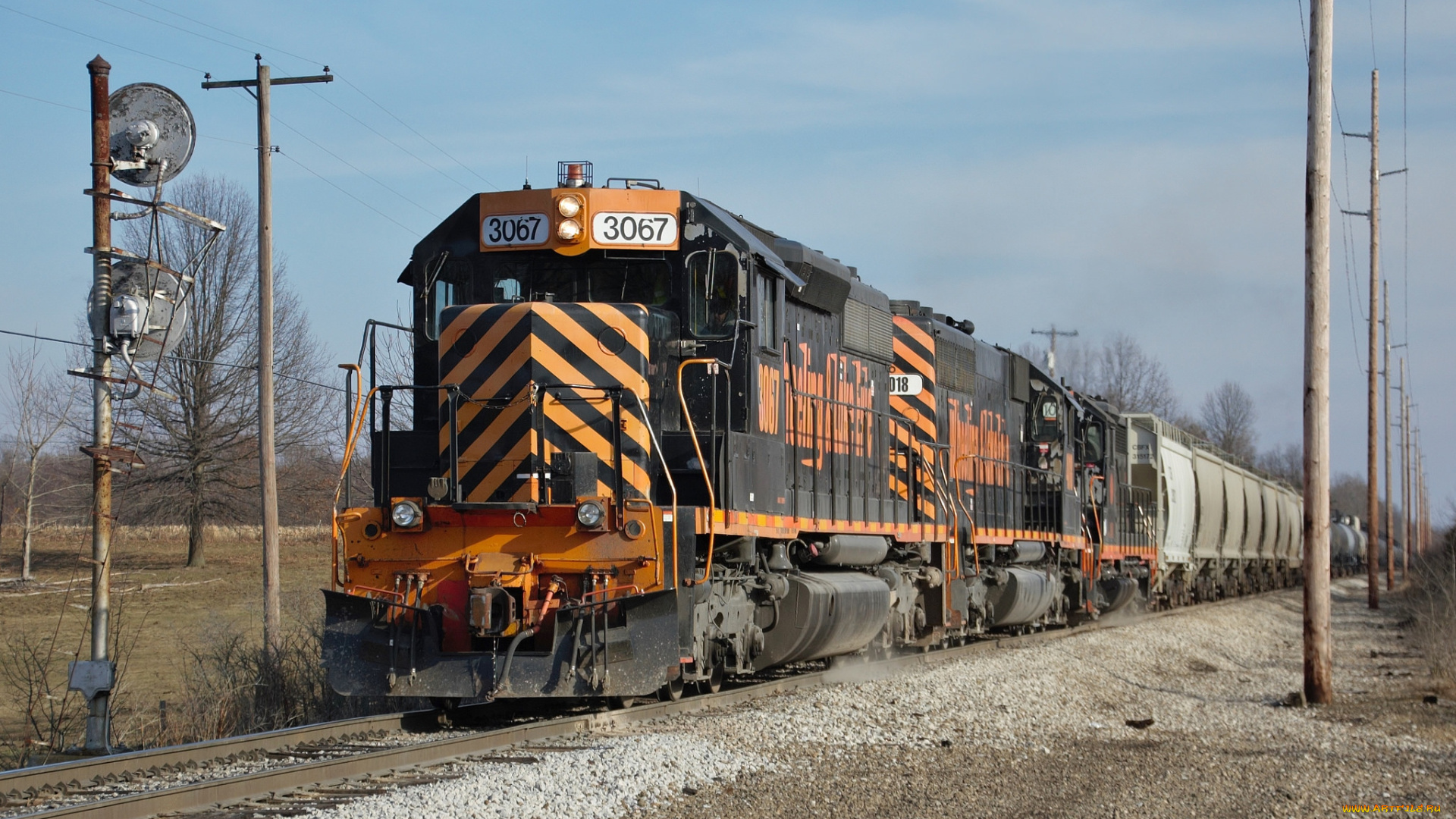 техника, поезда, рельсы, состав, локомотив, дорога, железная