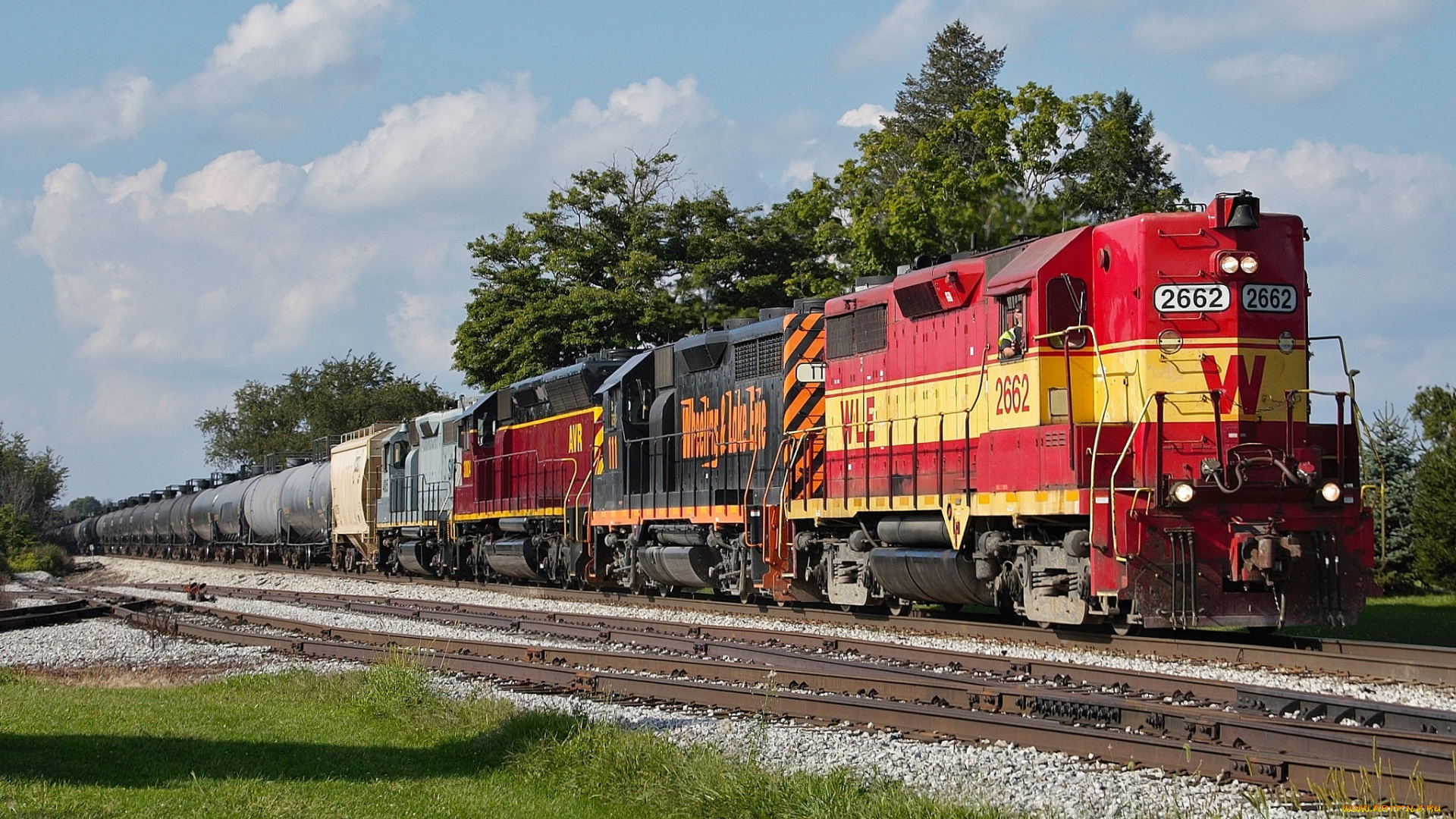 техника, поезда, состав, локомотив, рельсы, дорога, железная