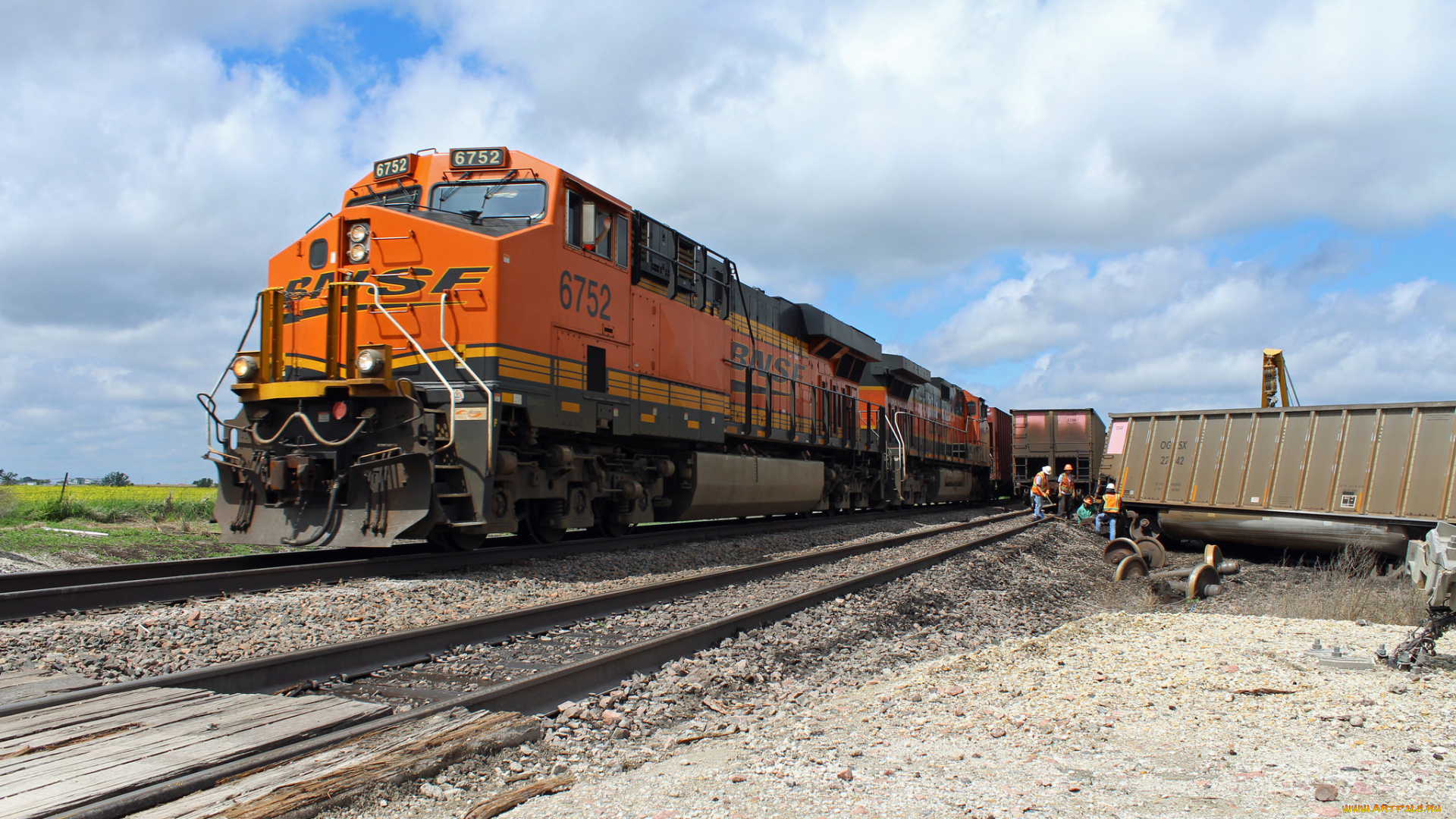 техника, поезда, железная, дорога, рельсы, локомотив, состав