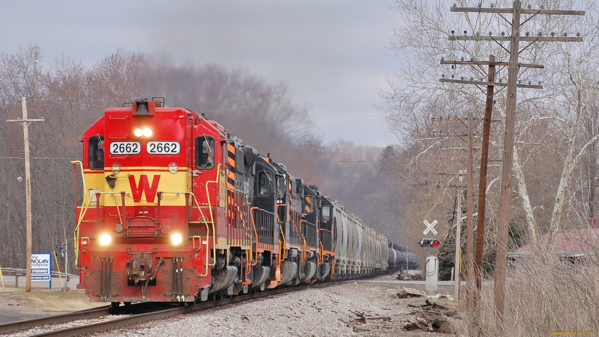 техника, поезда, железная, состав, локомотив, дорога, рельсы